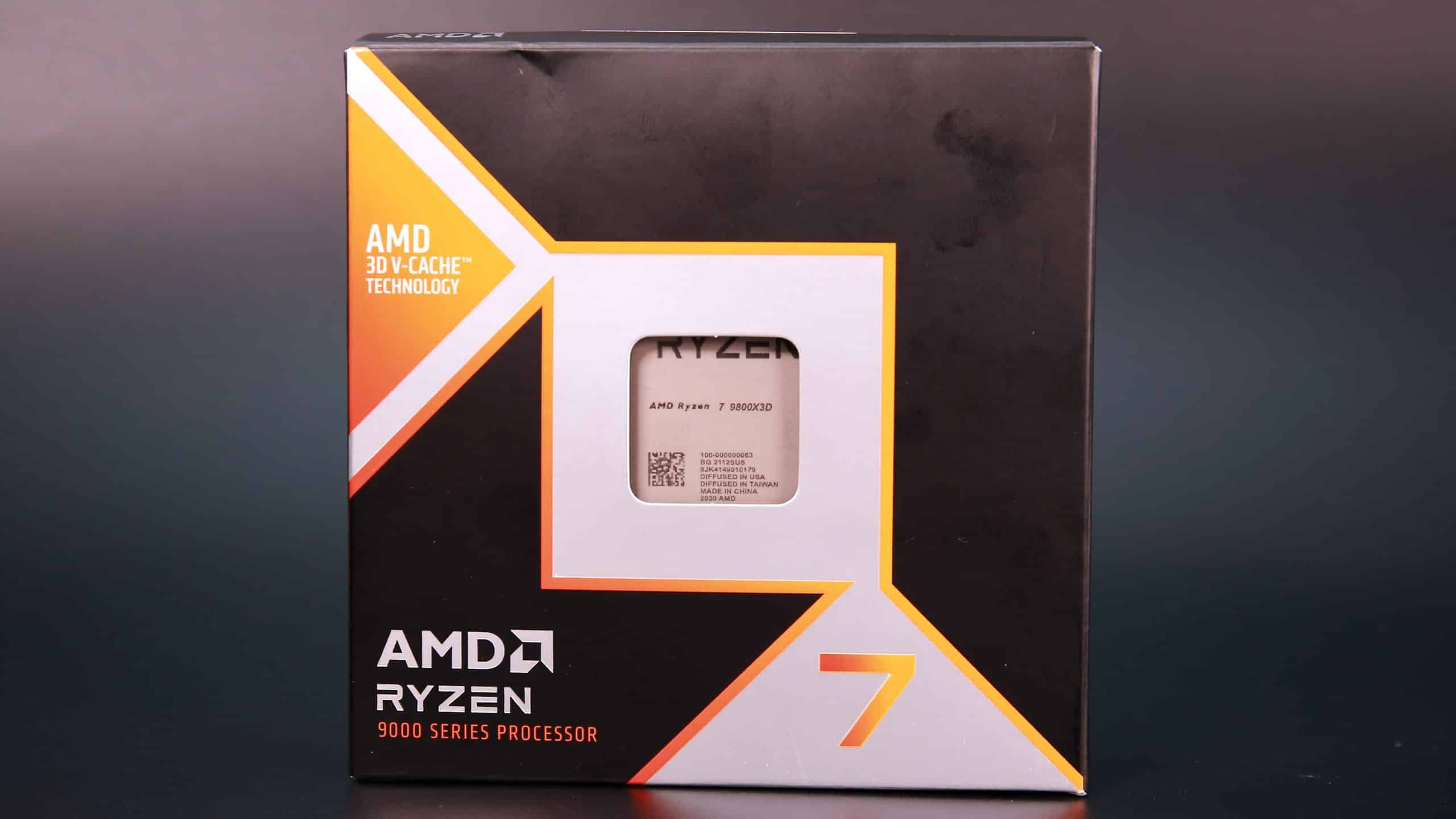 AmazonでAMD Ryzen 7 9800X3Dの新品を注文したらステッカーを貼った