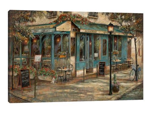 Jardin de Notre Dame Canvas Wall Art by Ruane Manning | iCanvas