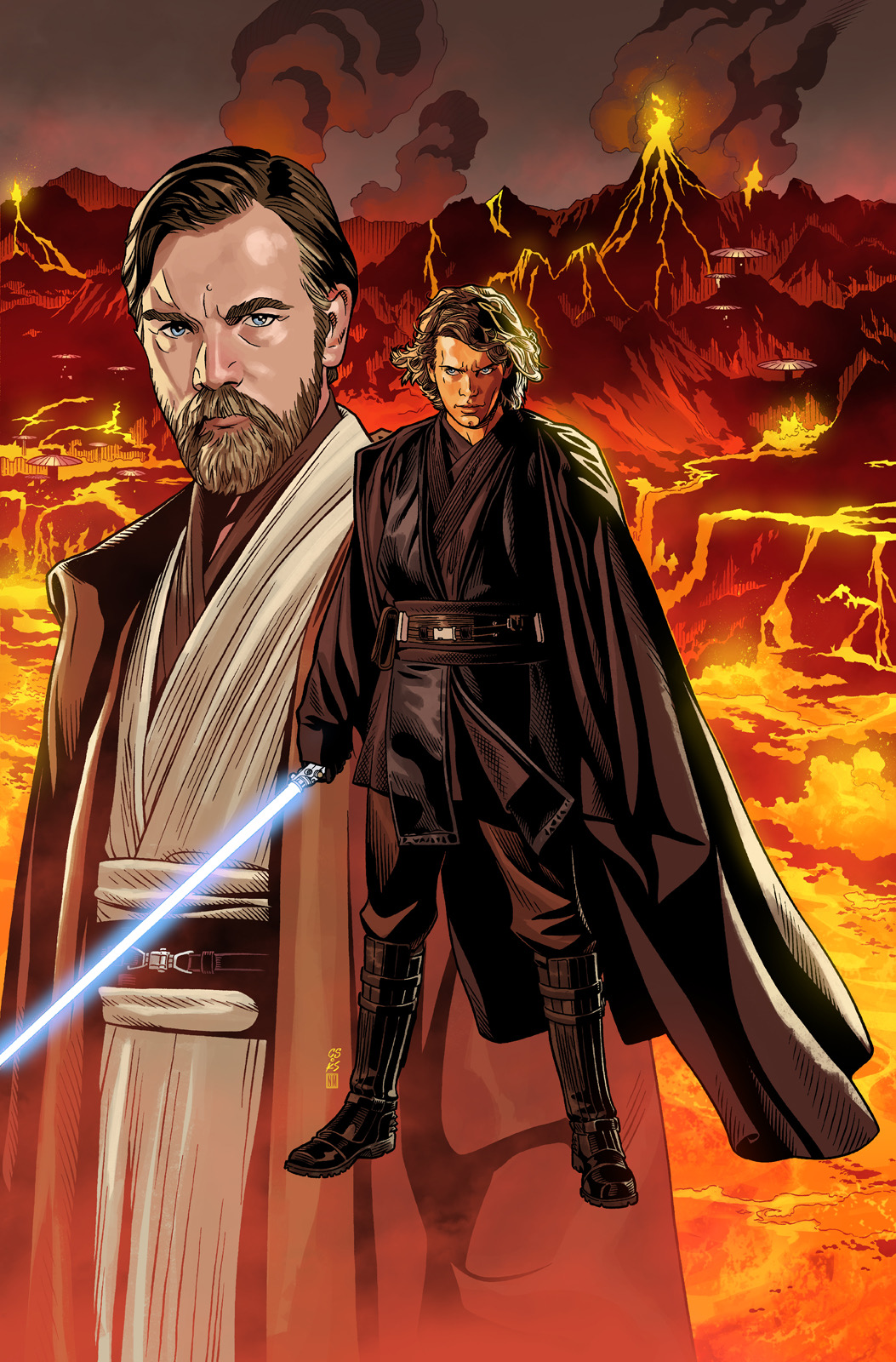 Anakin and Obi Wan- Duel on Mustafar : r/StarWars