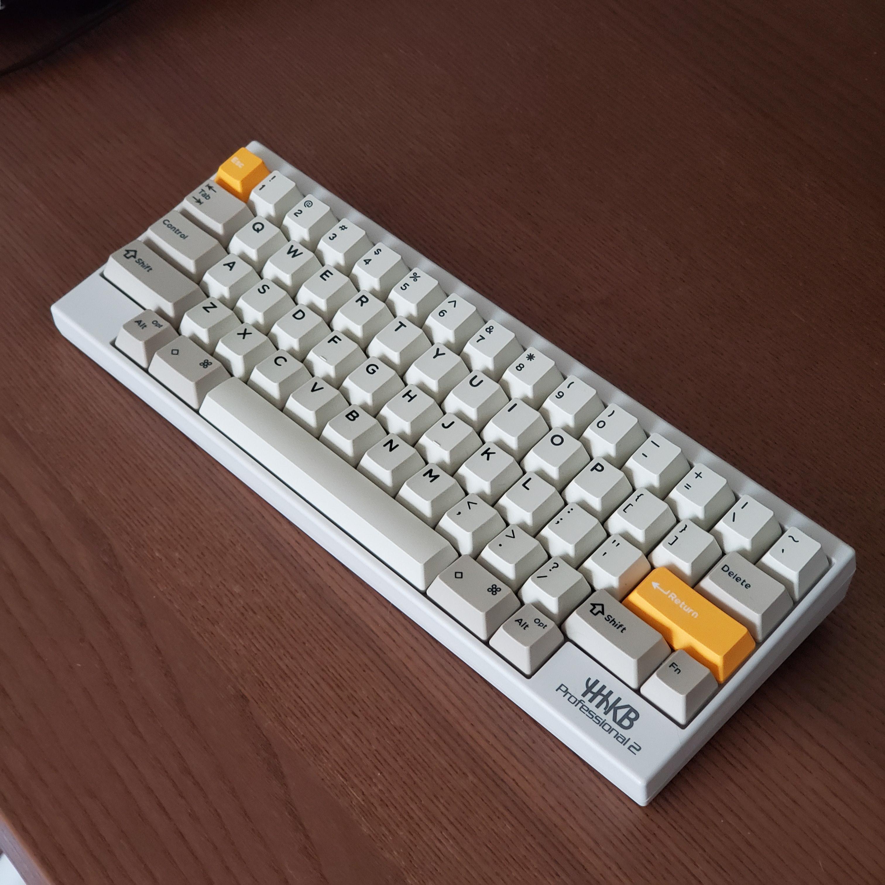 HHKB Pro 2 w/ DOMIKEYS 1980S Keyset : r/MechanicalKeyboards