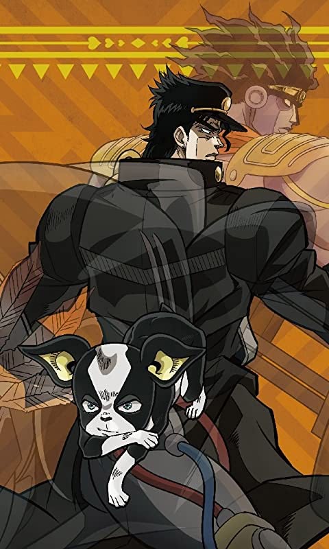 ジョジョの奇妙な冒険 承太郎,イギー FVGA(480×800)壁紙 画像59236 スマポ