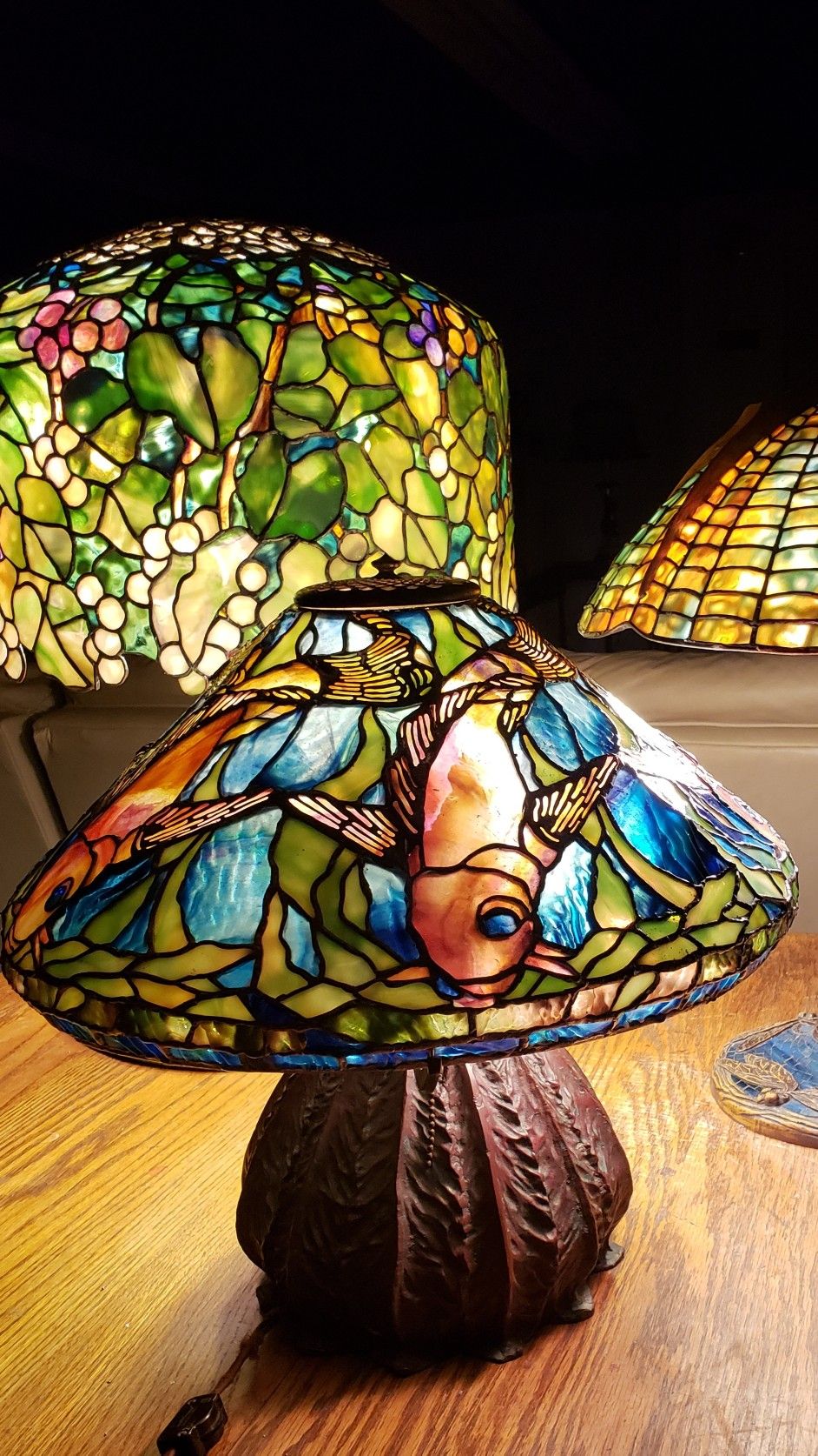 美品❁コカコーラ ティファニー ランプ ライト ステンドグラス調