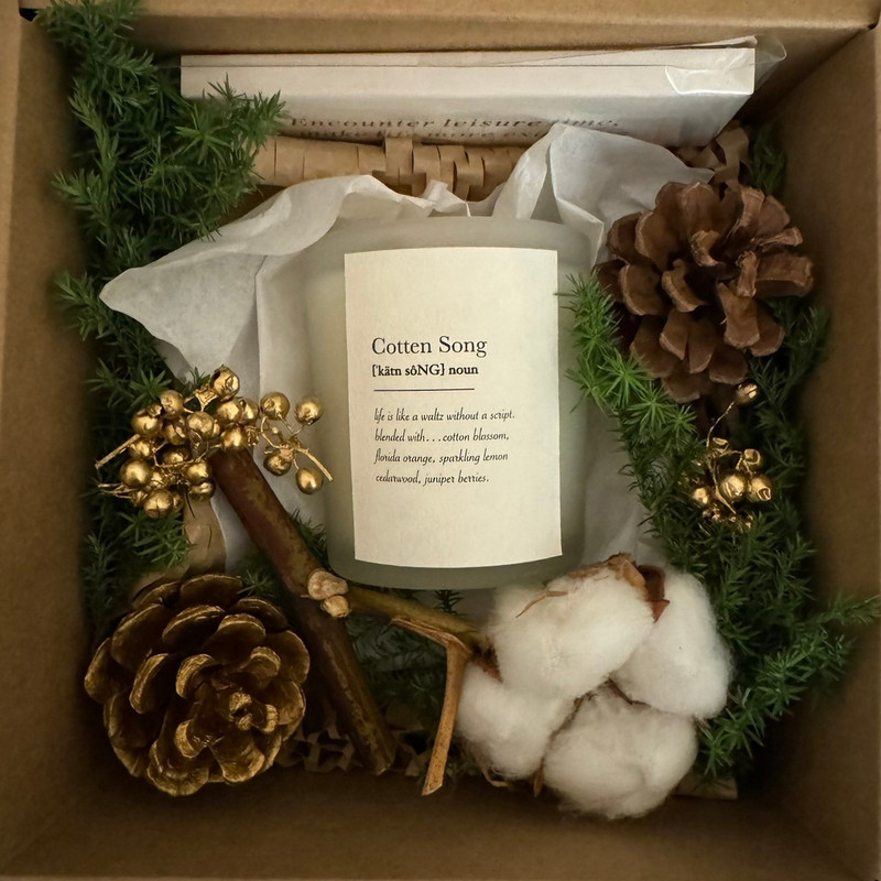 台湾 森からの贈り物 -SHELA- アロマキャンドルクリスマスギフト