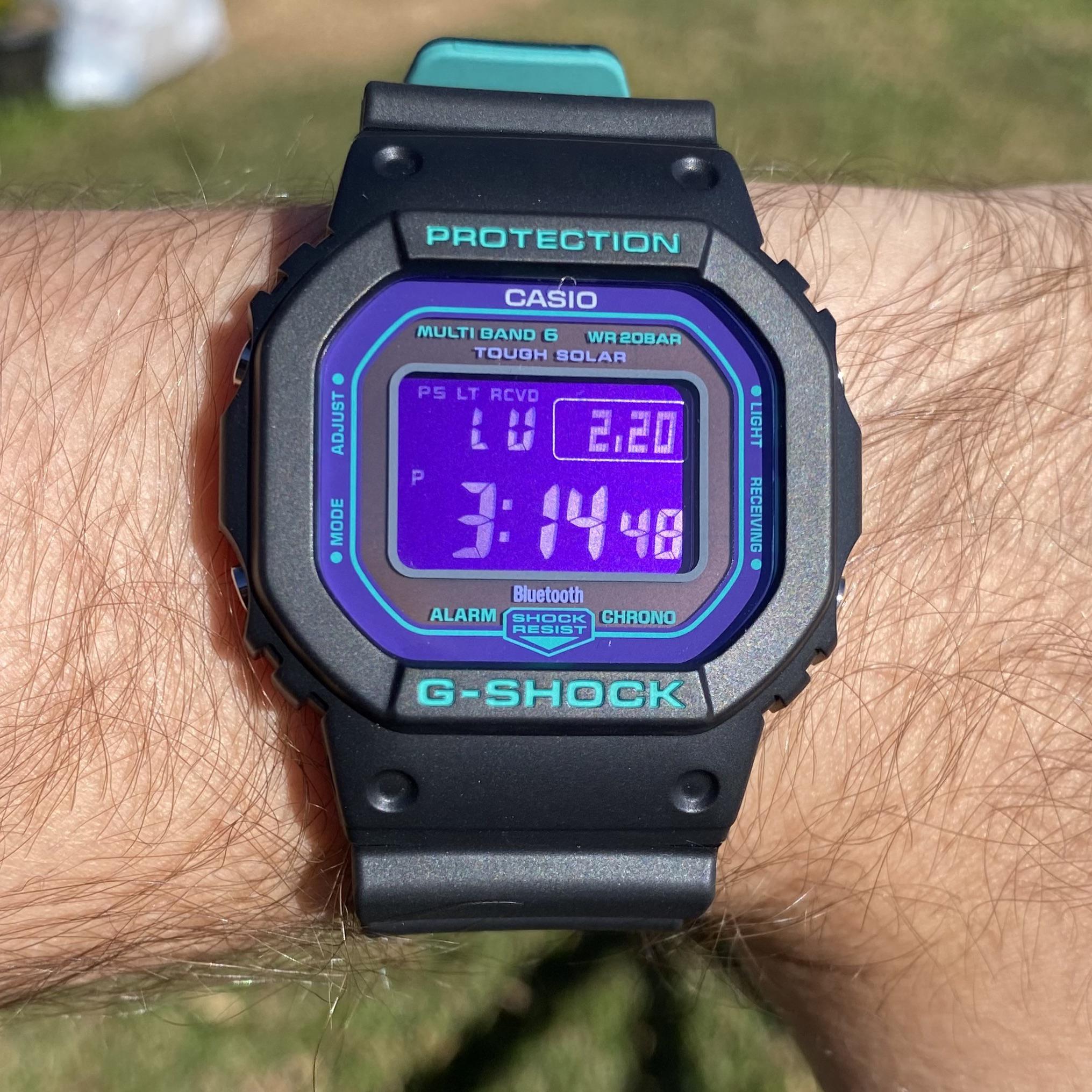 GWB5600BL-1 got it for my birthday, love the colors 👌🏼 : r/gshock