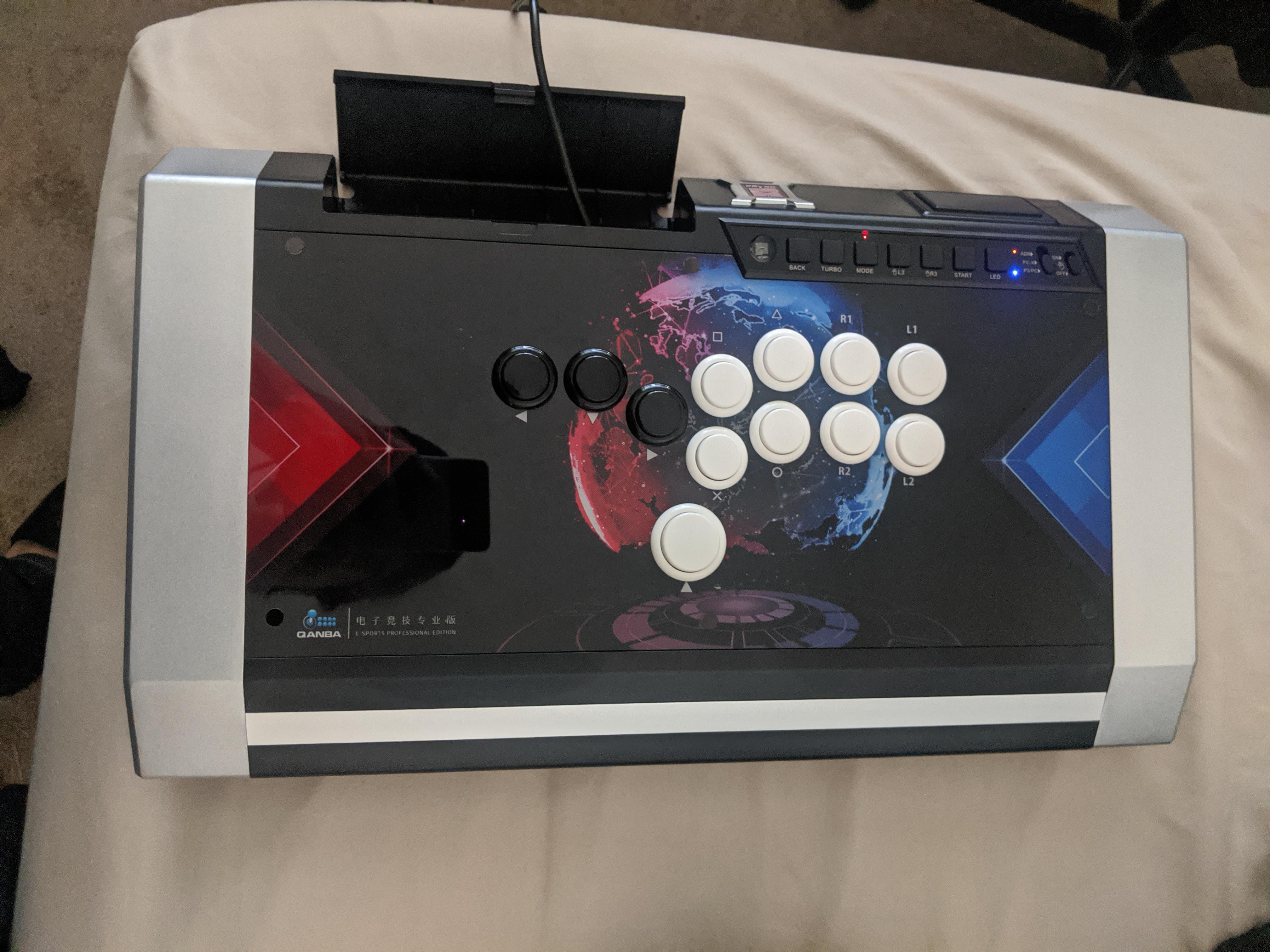 My new Qanba Obsidian based hitbox : r/fightsticks