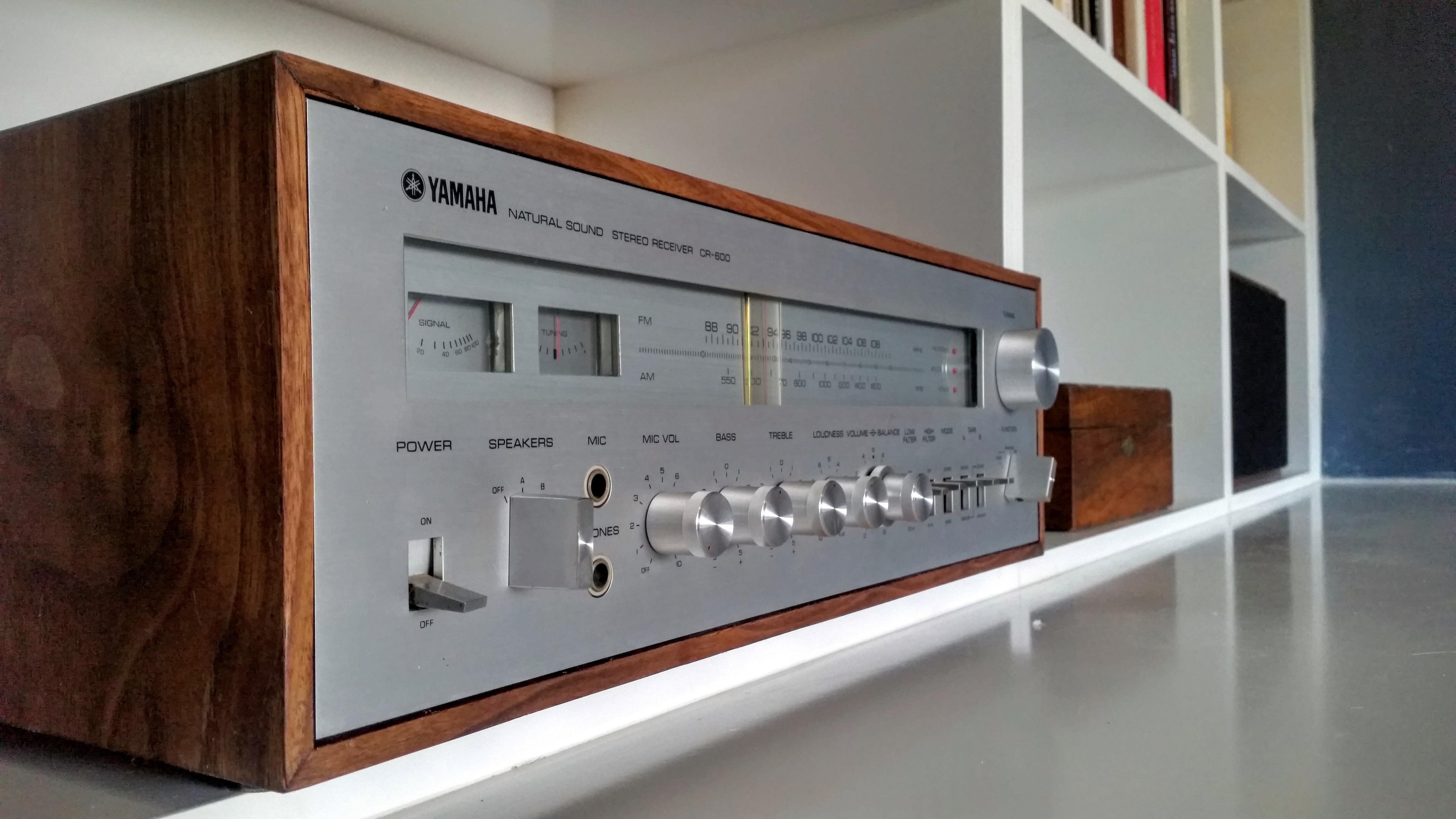 My venture into the world of vintage audio. 1976 Yamaha CR-600