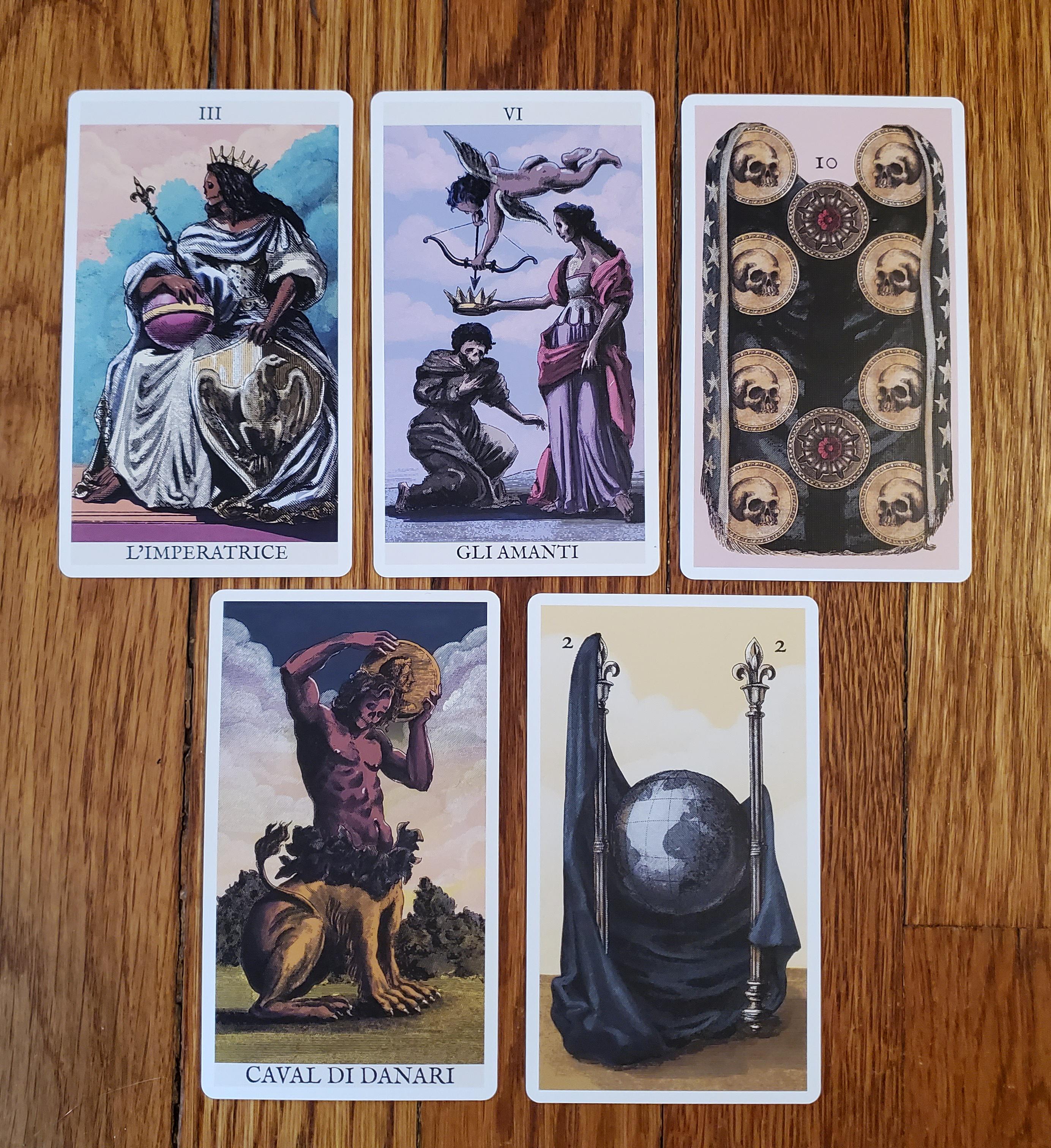 Tip 5 cards from Tarocchi by Mr Friborg [comments in post] : r