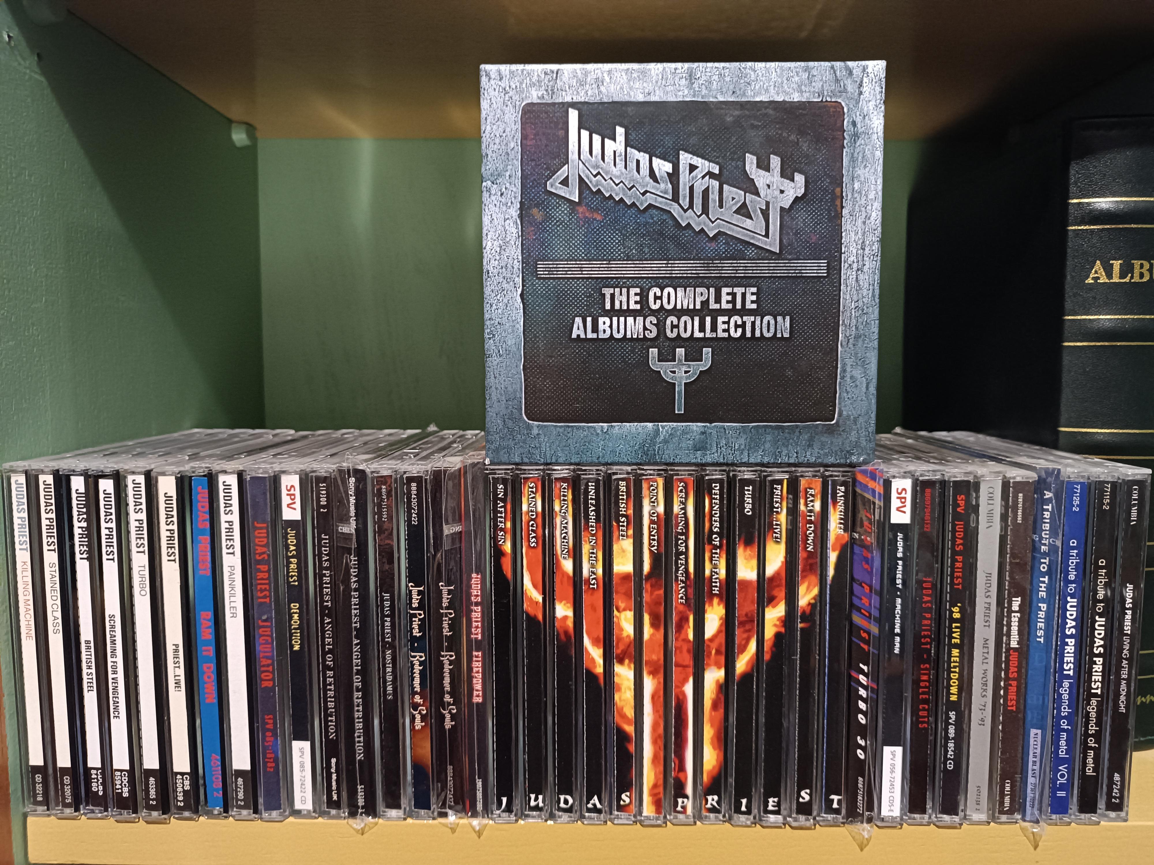 My Judas Priest collection. : r/Cd_collectors