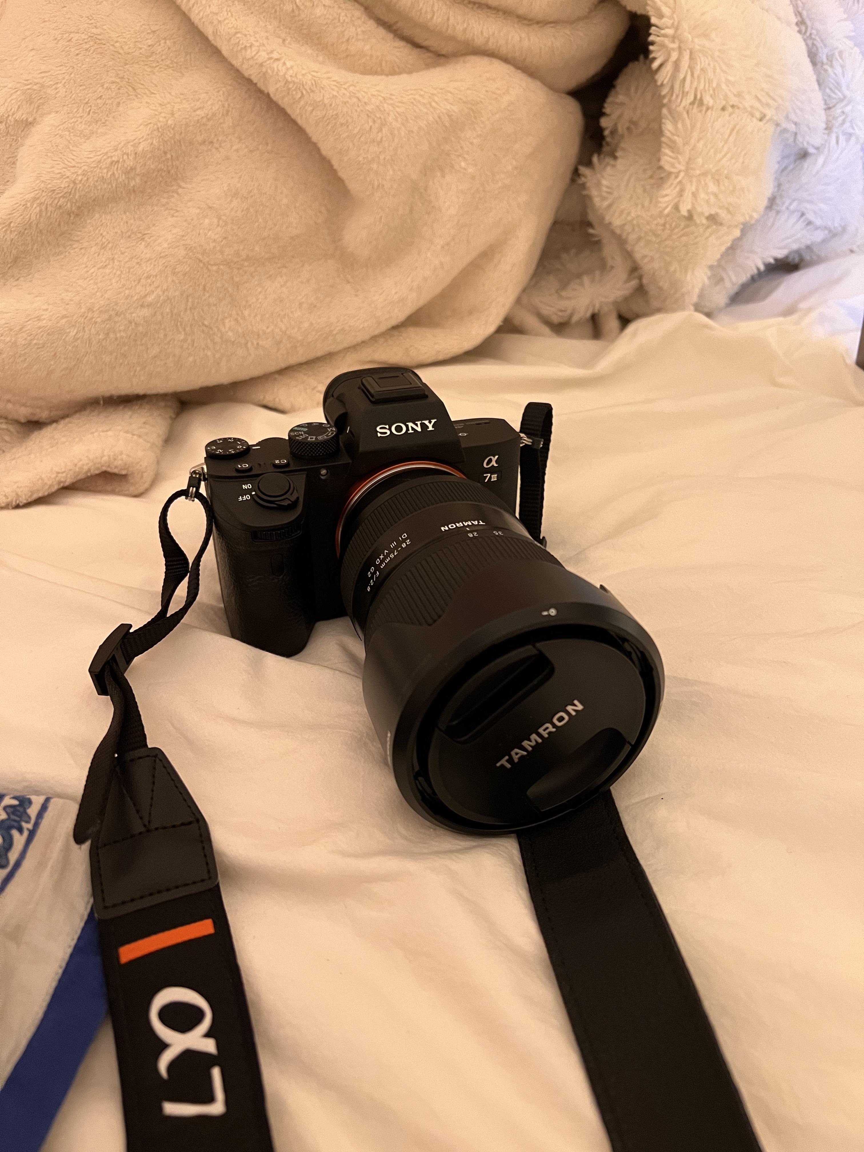 My New Sony A7III with Tamron 28-75mm G2 Lens. So excited to use