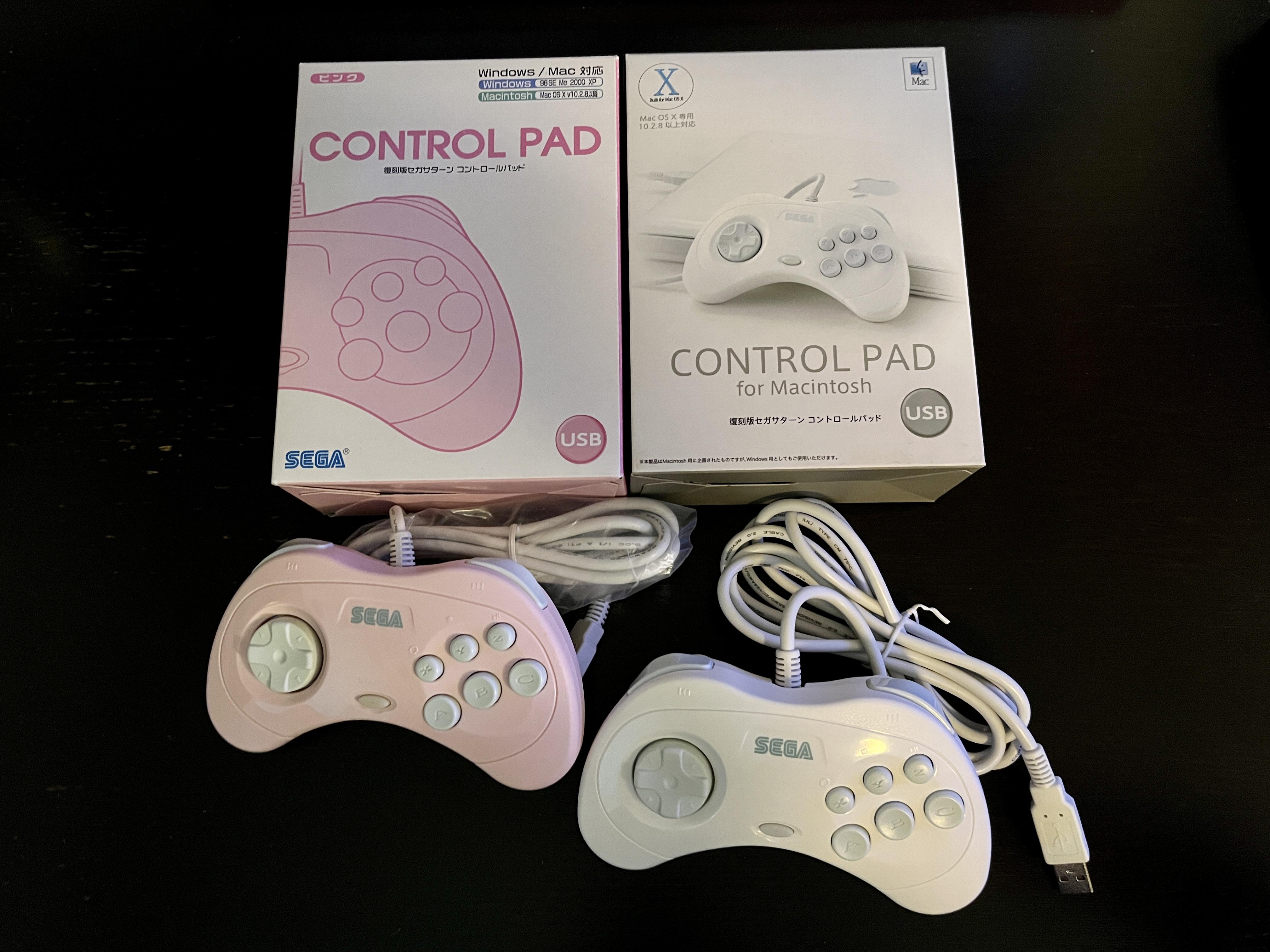 去年買ったセガサターンUSBコントローラーをいくつか : r/SegaSaturn