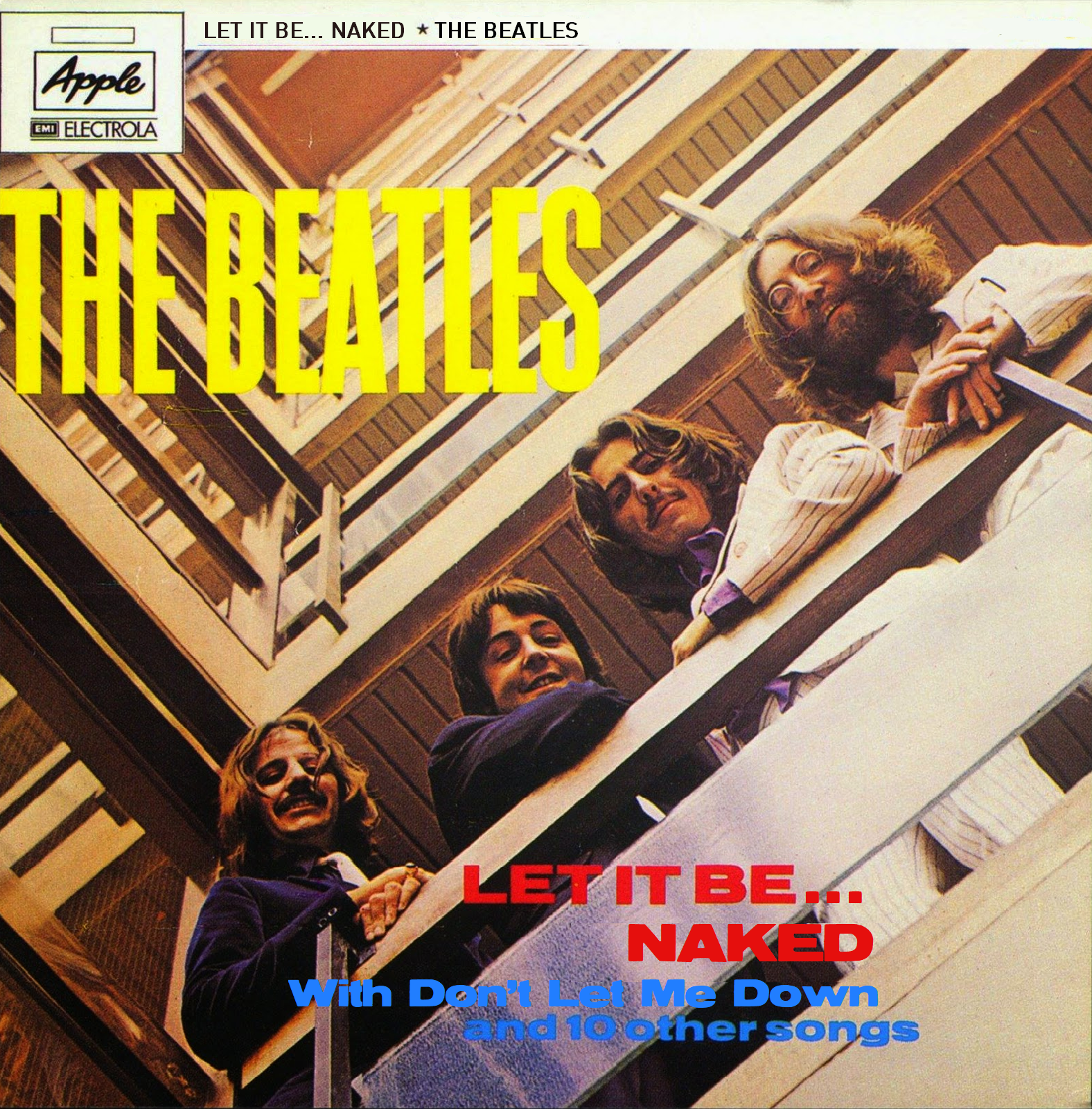 Let It Be Naked」アルバムの別ジャケット : r/beatles