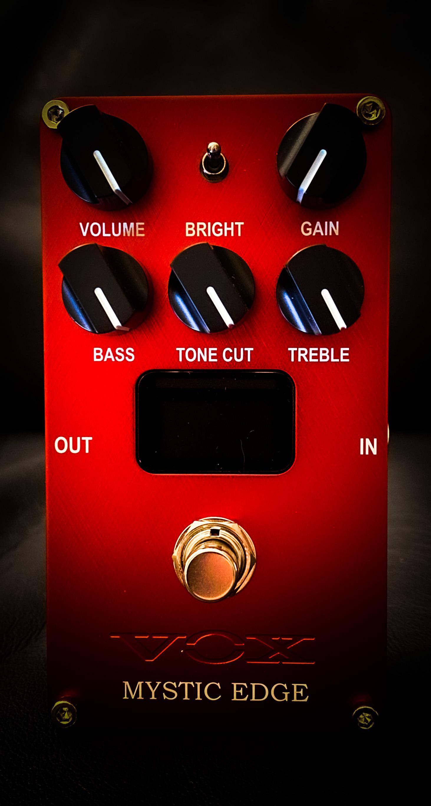 Vox Mystic Edge 😀 its an AC30 preamp with a real tube made by Vox