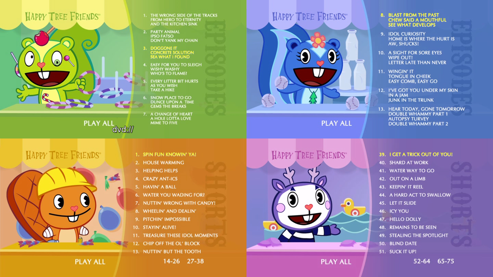 Finally get HTF Complete Disaster DVD!! :D : r/happytreefriends