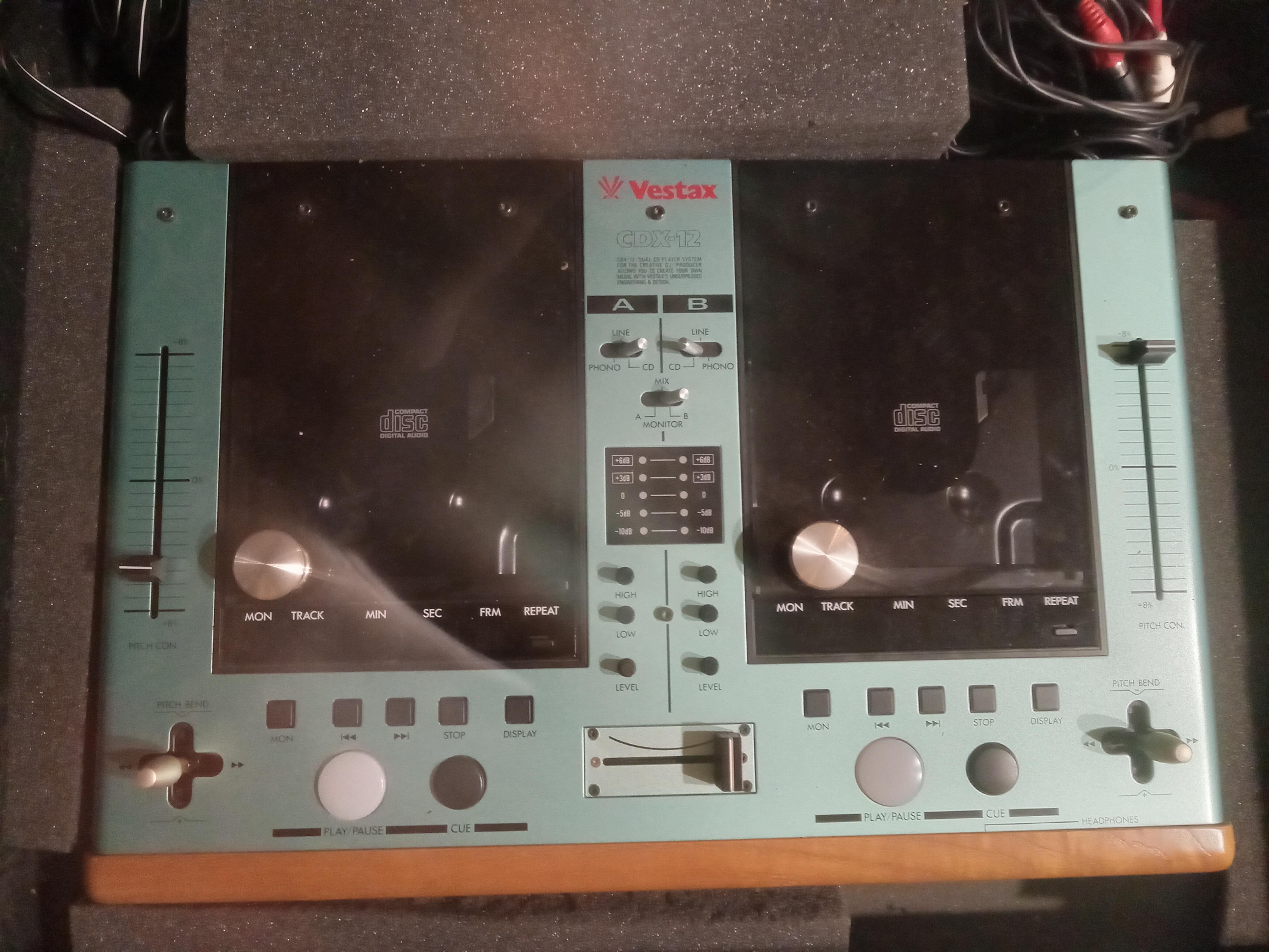 Vestax CDX-12 - it was $5 including the case : r/vintageaudio