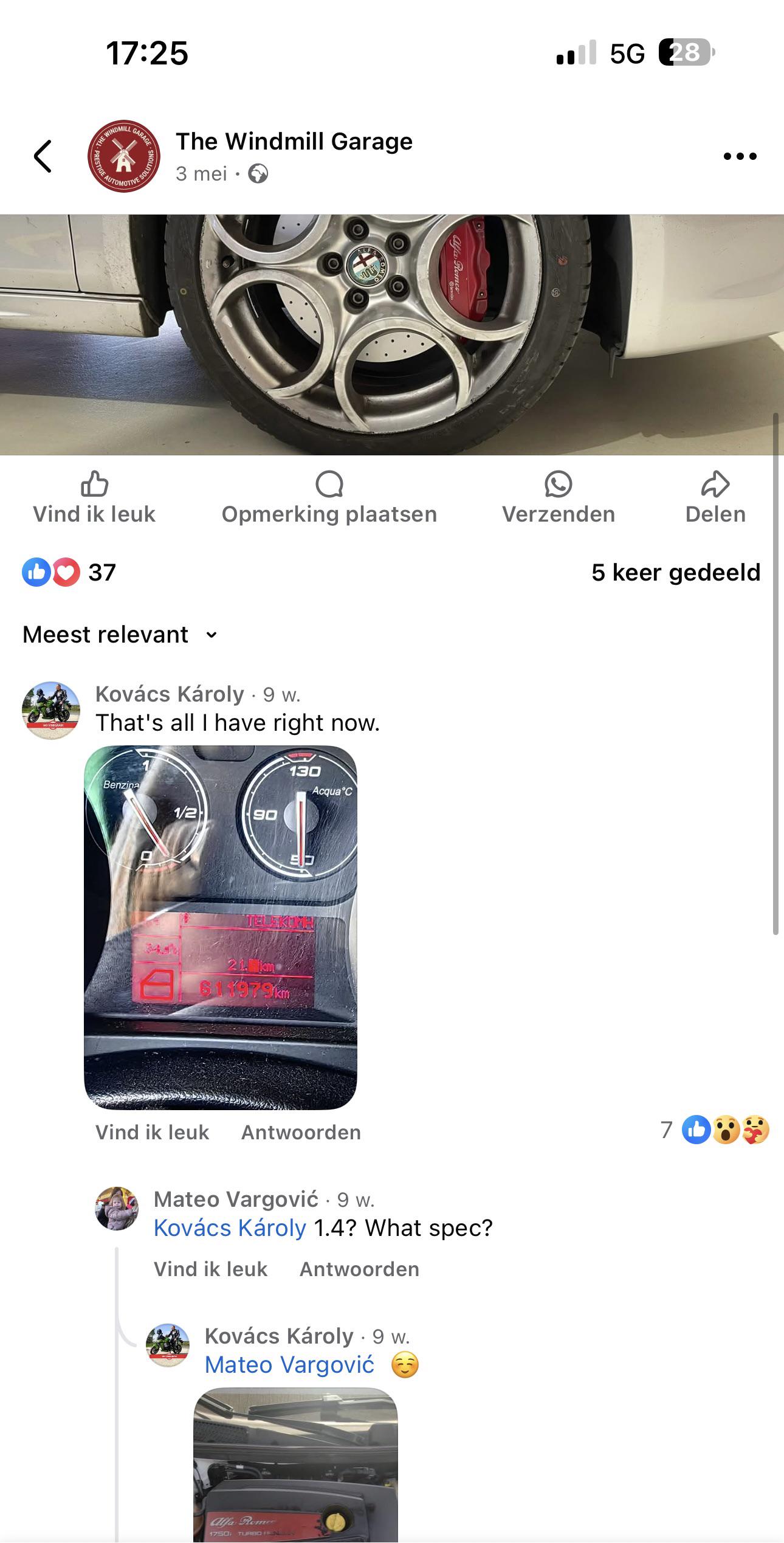 Curious about high-mileage Alfa Romeo MiTo 1.4 16V Sprint, 135k