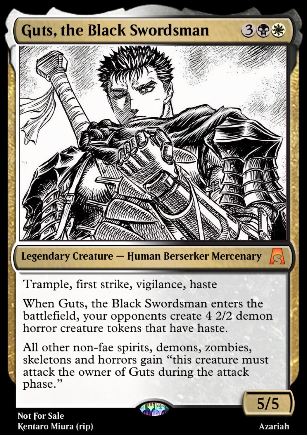 ベルセルク MTG？ : r/Berserk