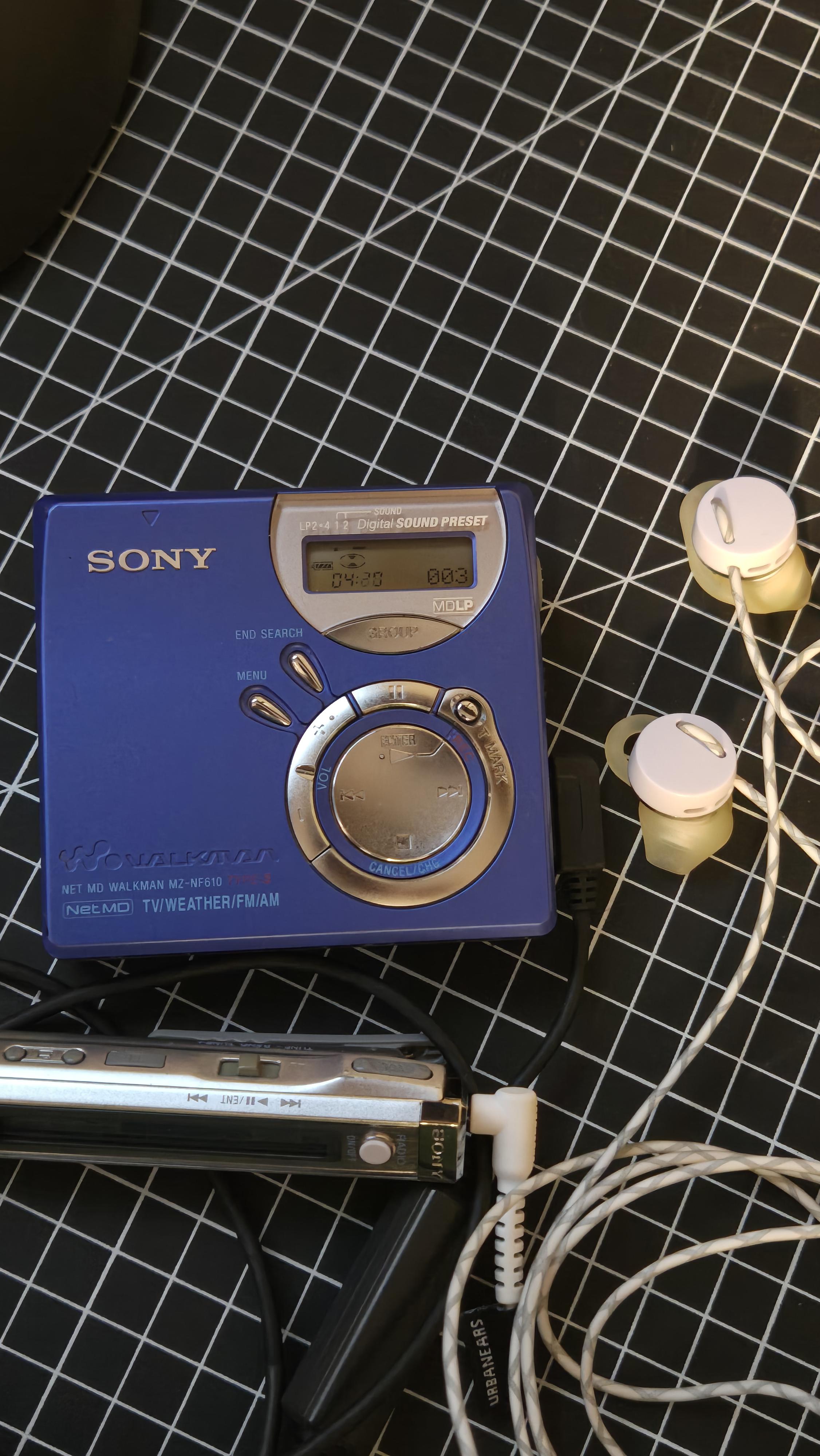 Sony MZ-NF610 Type-S w/ Remote : r/minidisc