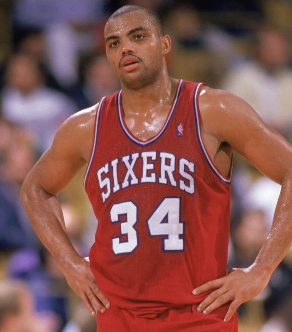 1991年のシクサーズ時代のチャールズ・バークレー。 : r/sixers