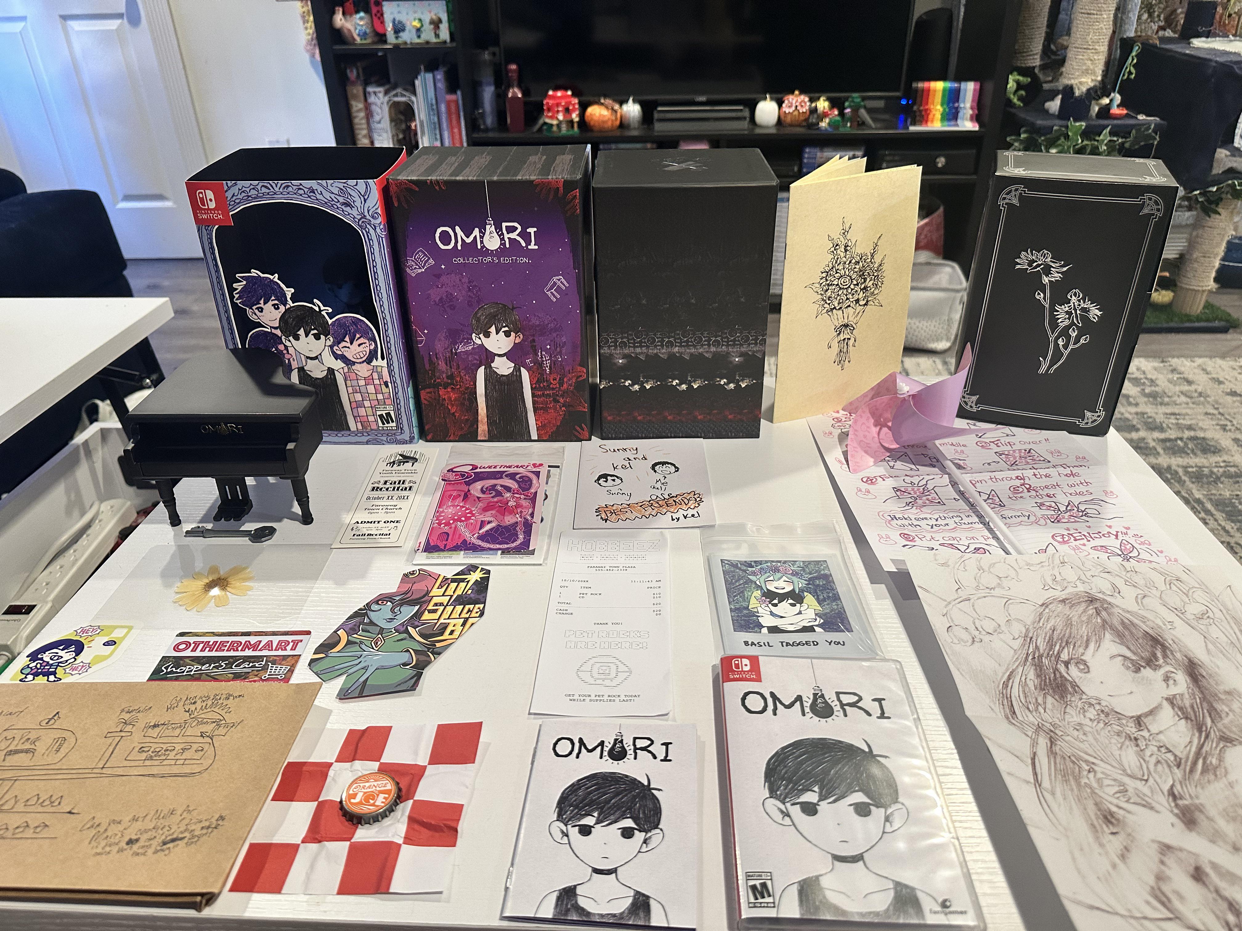 Everything in the Collector's Edition : r/OMORI
