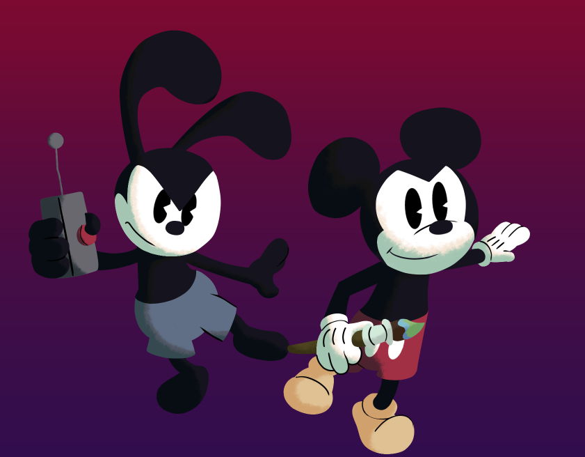 Epic Mickey 2 art stylish Drawing : r/DisneyEpicMickey
