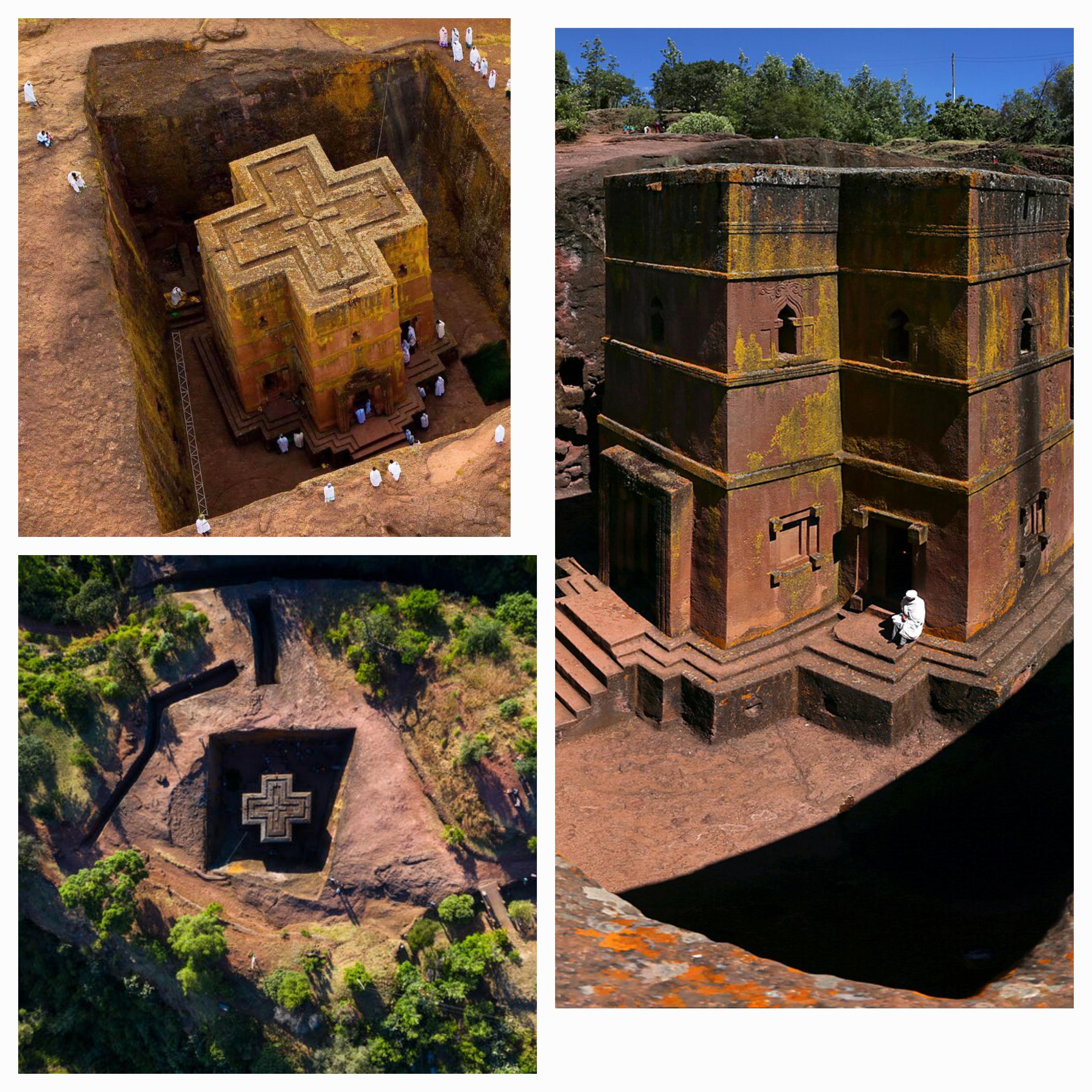 The Church of Saint George in Ethiopia, Africa. The Church of