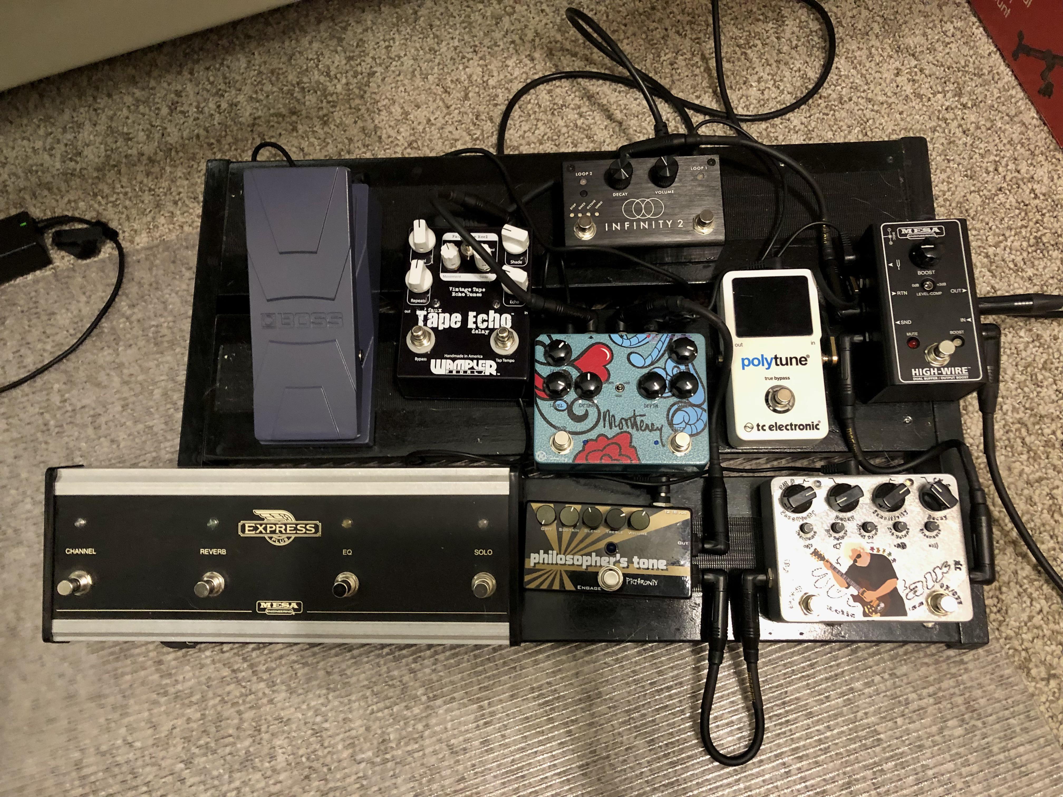 NPD: Mesa boogie high wire dual buffer. My tone is full of