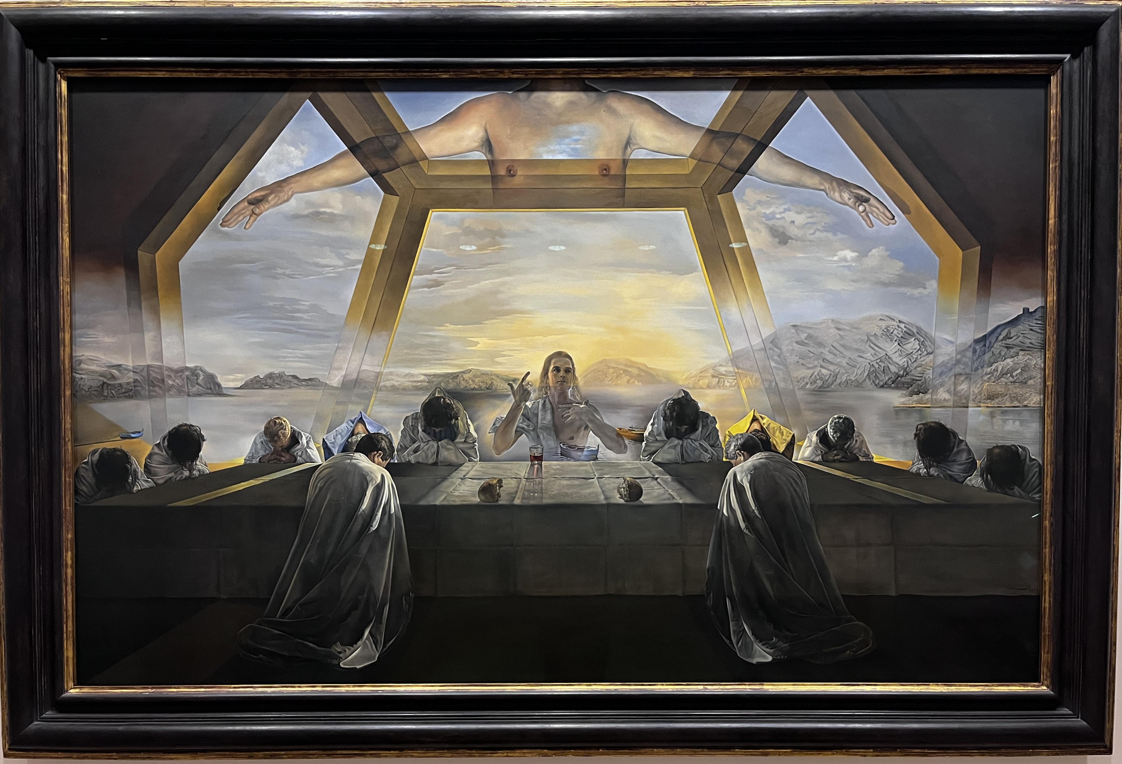 サルバドール・ダリ - 最後の晩餐の秘跡 (1955) 油彩 : r/museum