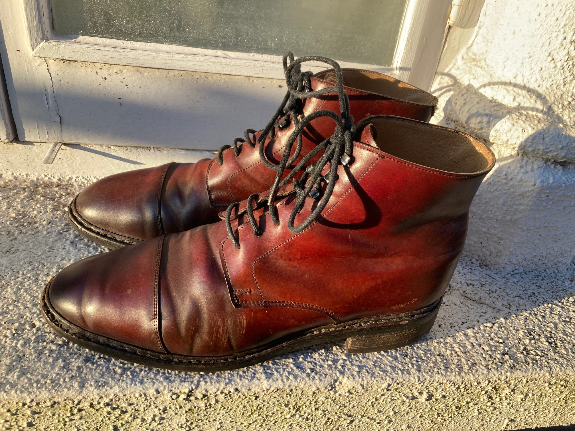 5 year review - Paraboot Guitry shell cordovan - norvegian welt