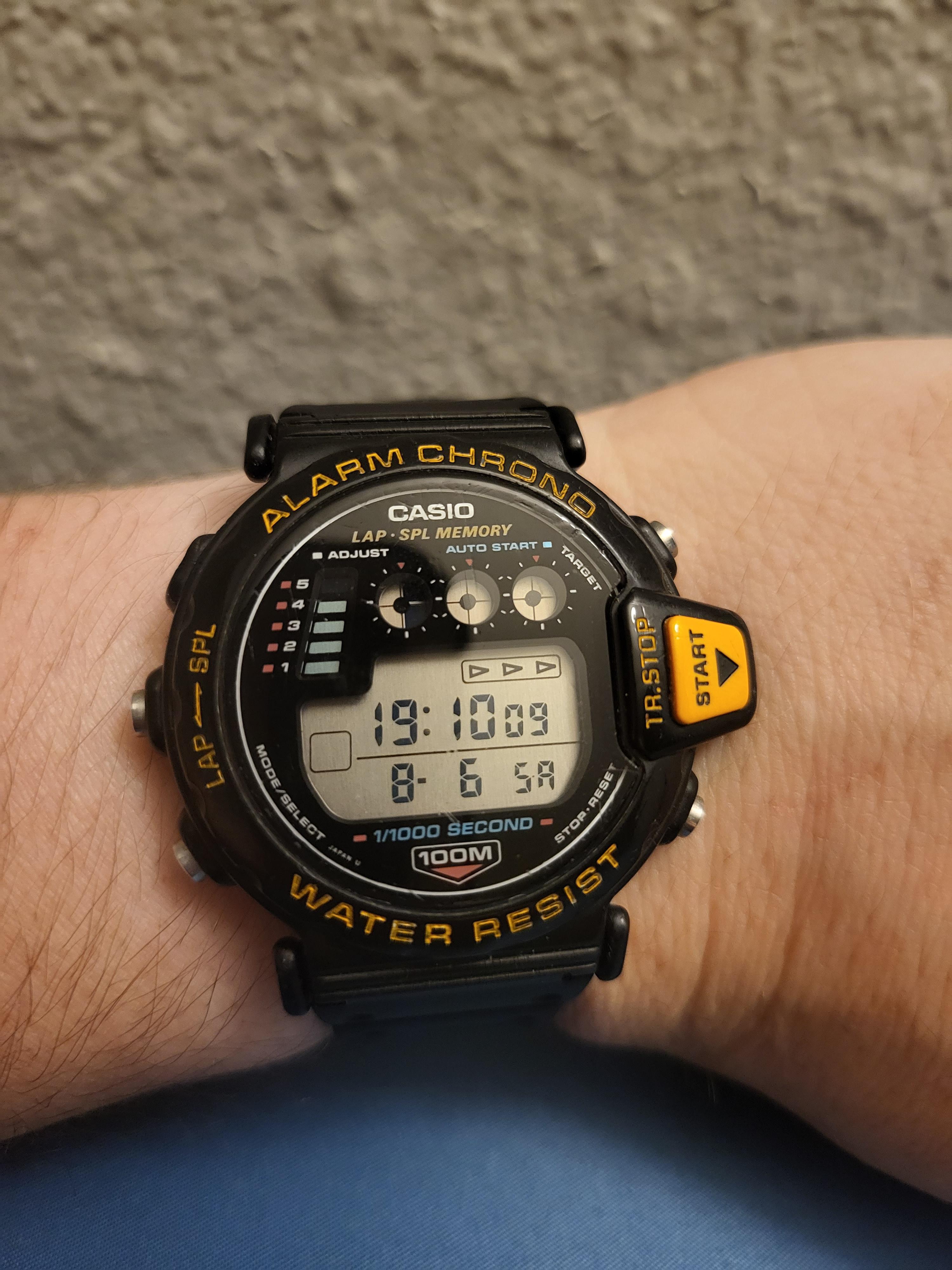 1991年製のカシオ948 CBX 1000。ローテーションに加えるのが楽しみ