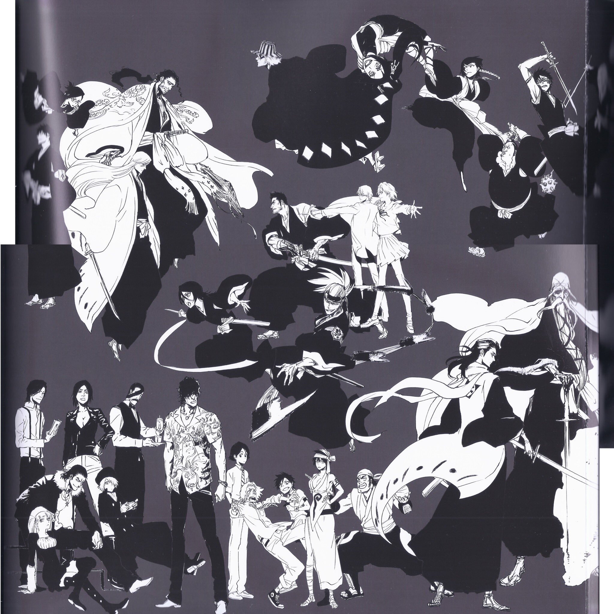 BLEACH原画展 EX.公式図録 THE BLACK BROCHURE BLEACH EX. 公式図録