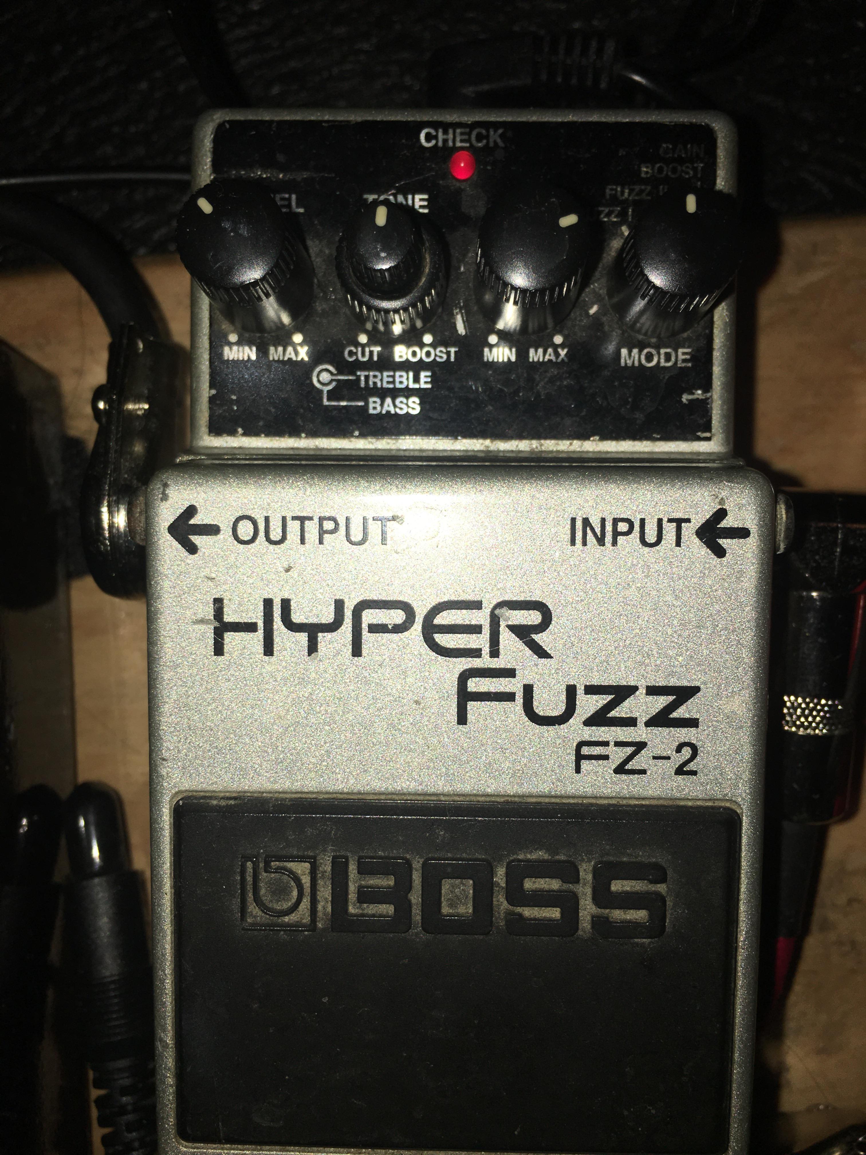 One of my absolute favorites. Boss FZ-2 Hyper Fuzz. Heard you guys