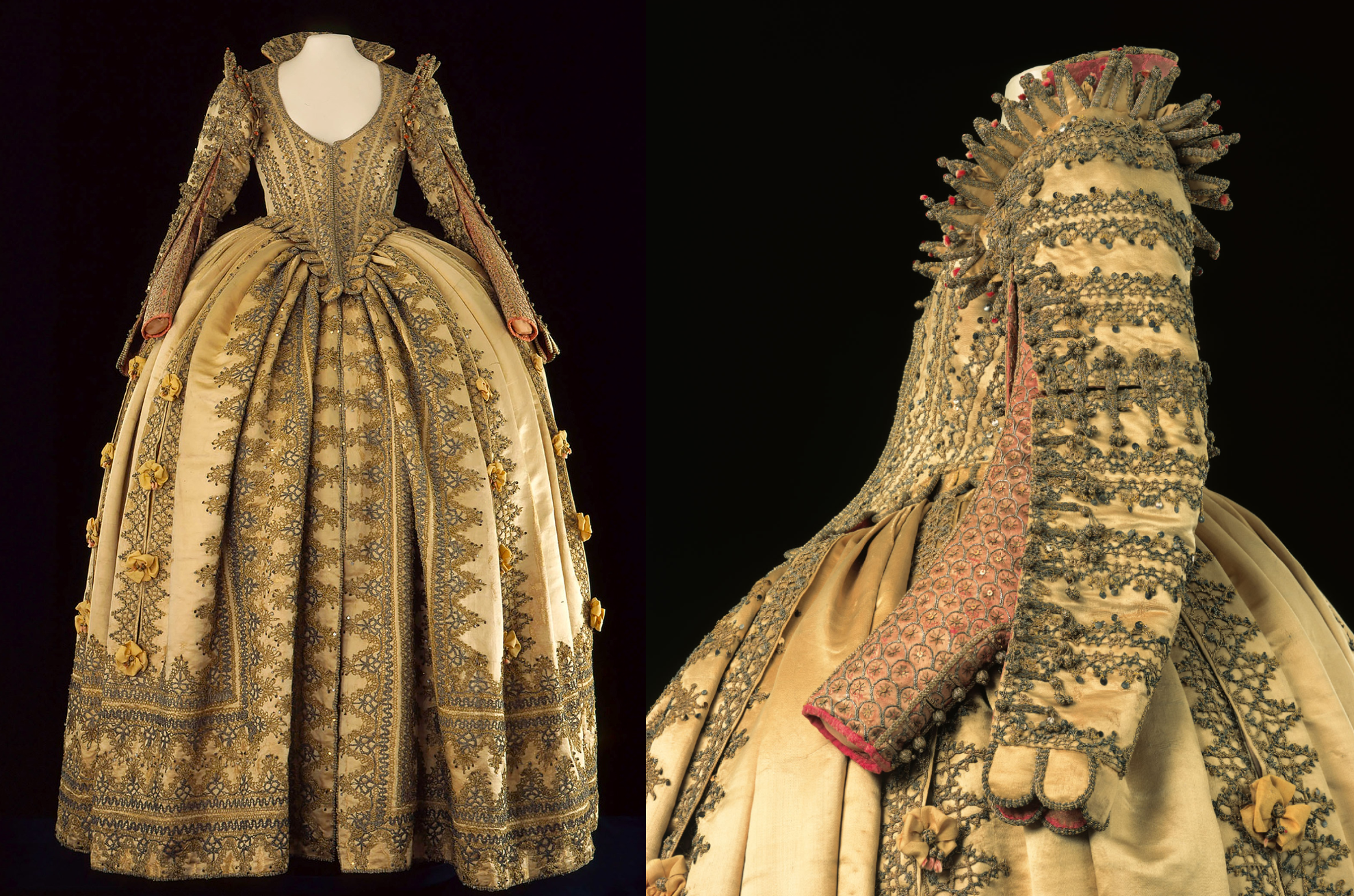 Ceremonial dress worn by Electress Magdalena Sibylla of Saxony, c