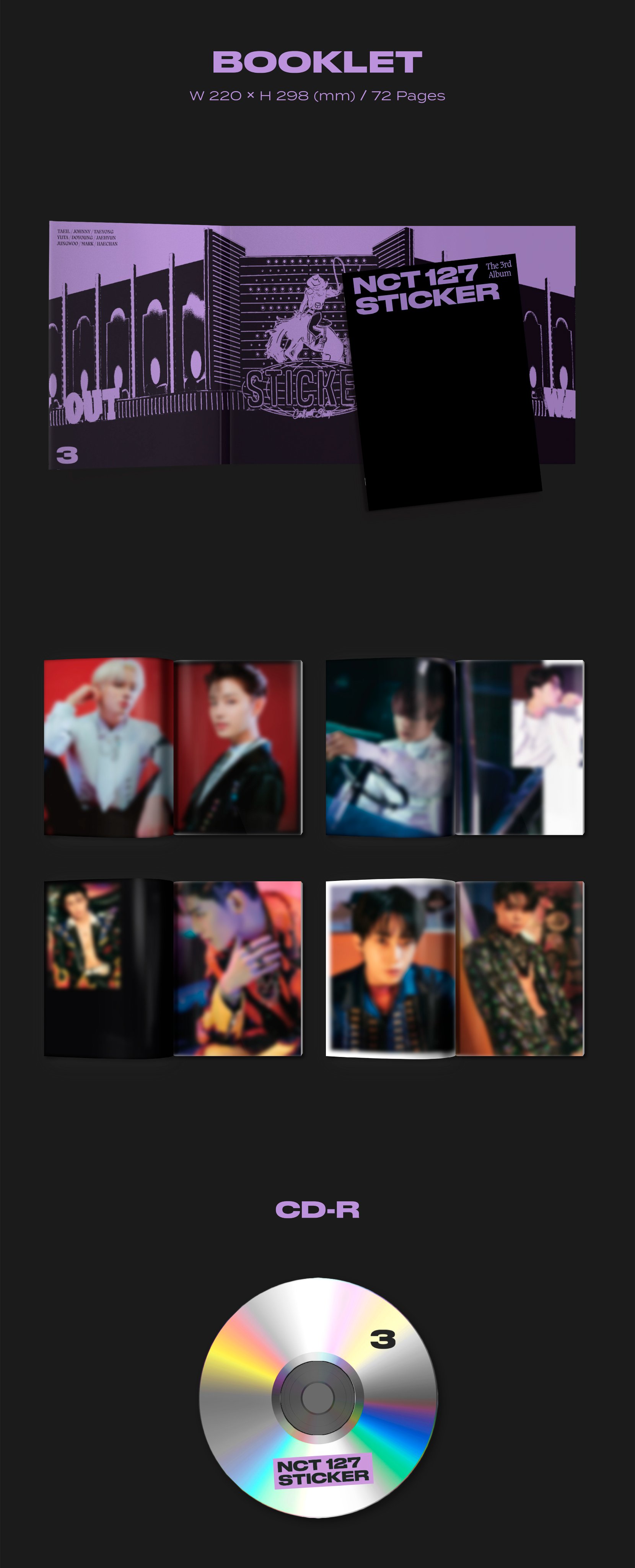 NCT 127 - Sticker Album Details (Sticker Version) : r/NCT