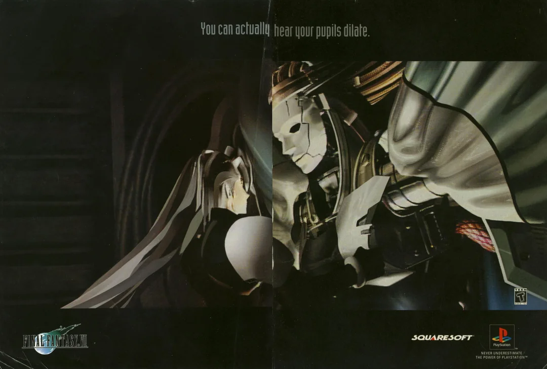 ファイナルファンタジーVII リリース (1997) のセフィロスとジェノバの