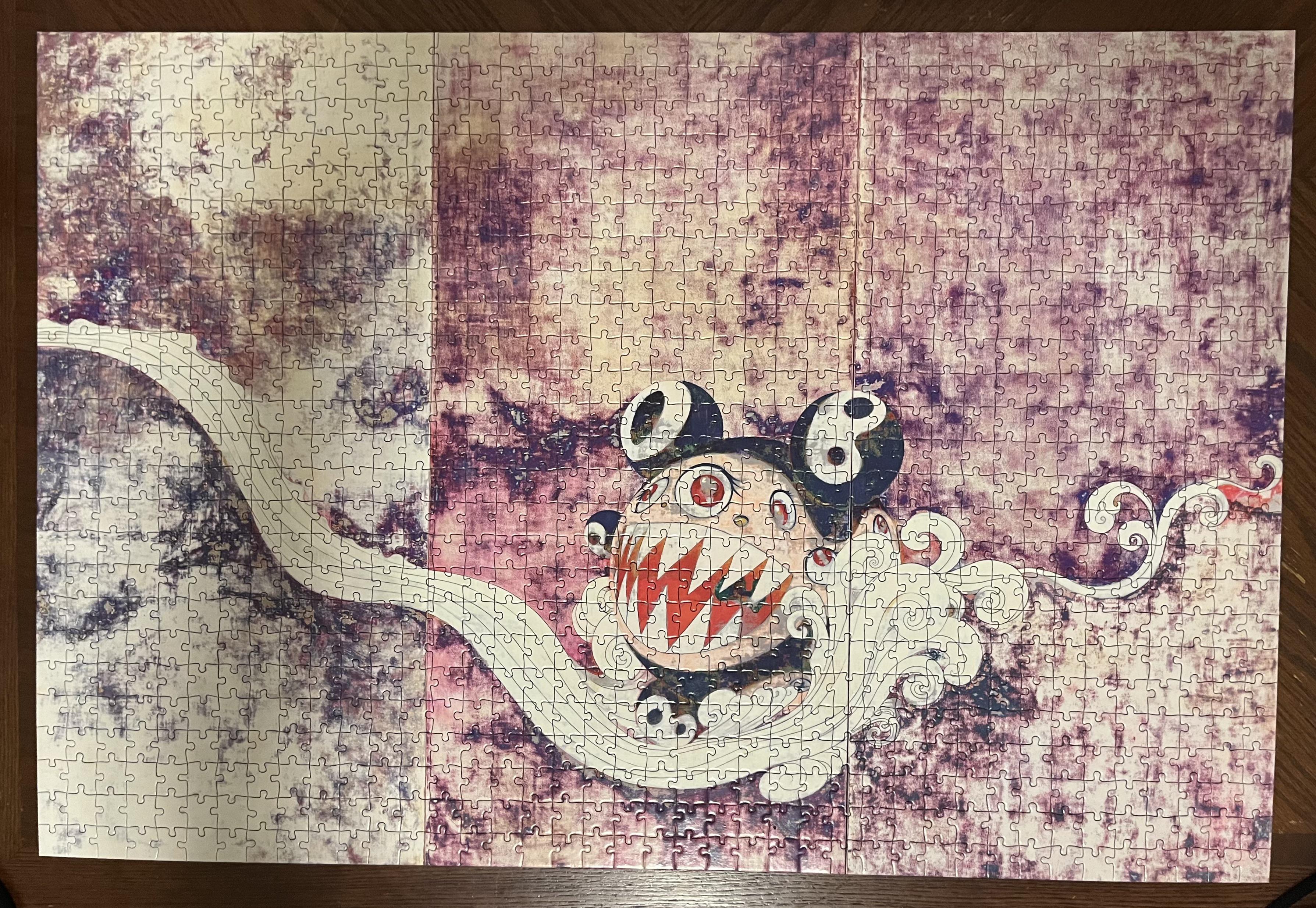 Just completed - 1000pc Takashi Murakami MoMA puzzle : r/Jigsawpuzzles