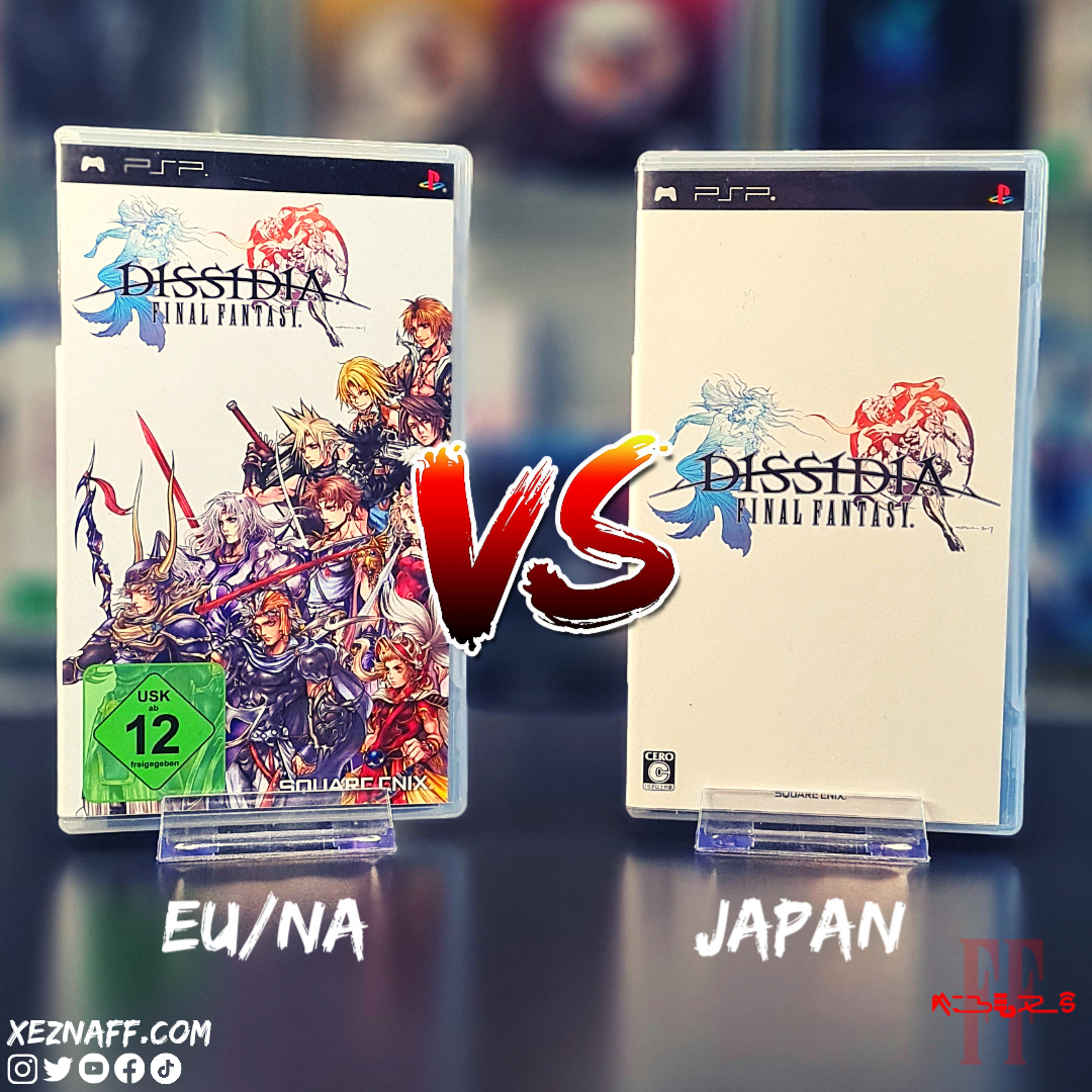 カバー比較：ディシディア ファイナルファンタジー (PSP) : r/FinalFantasy