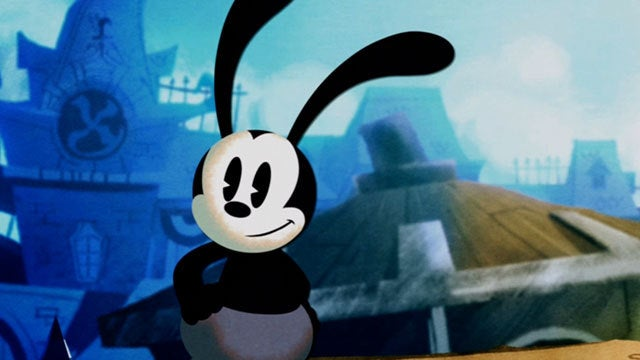 エピックミッキー2でオズワルドのキャラクターについて話している人を