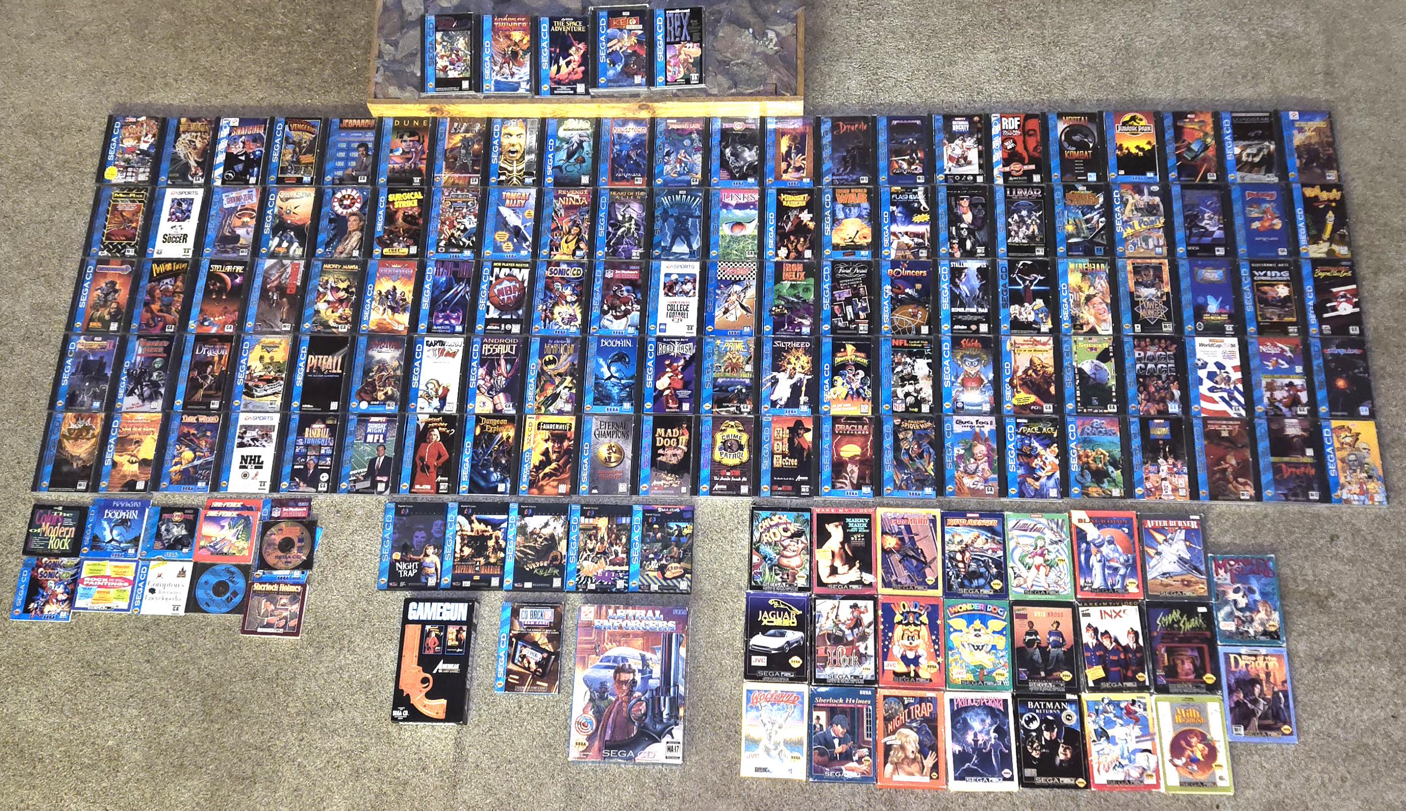 The complete 159 Sega CD Completed NTSC Collection. : r/SegaCD