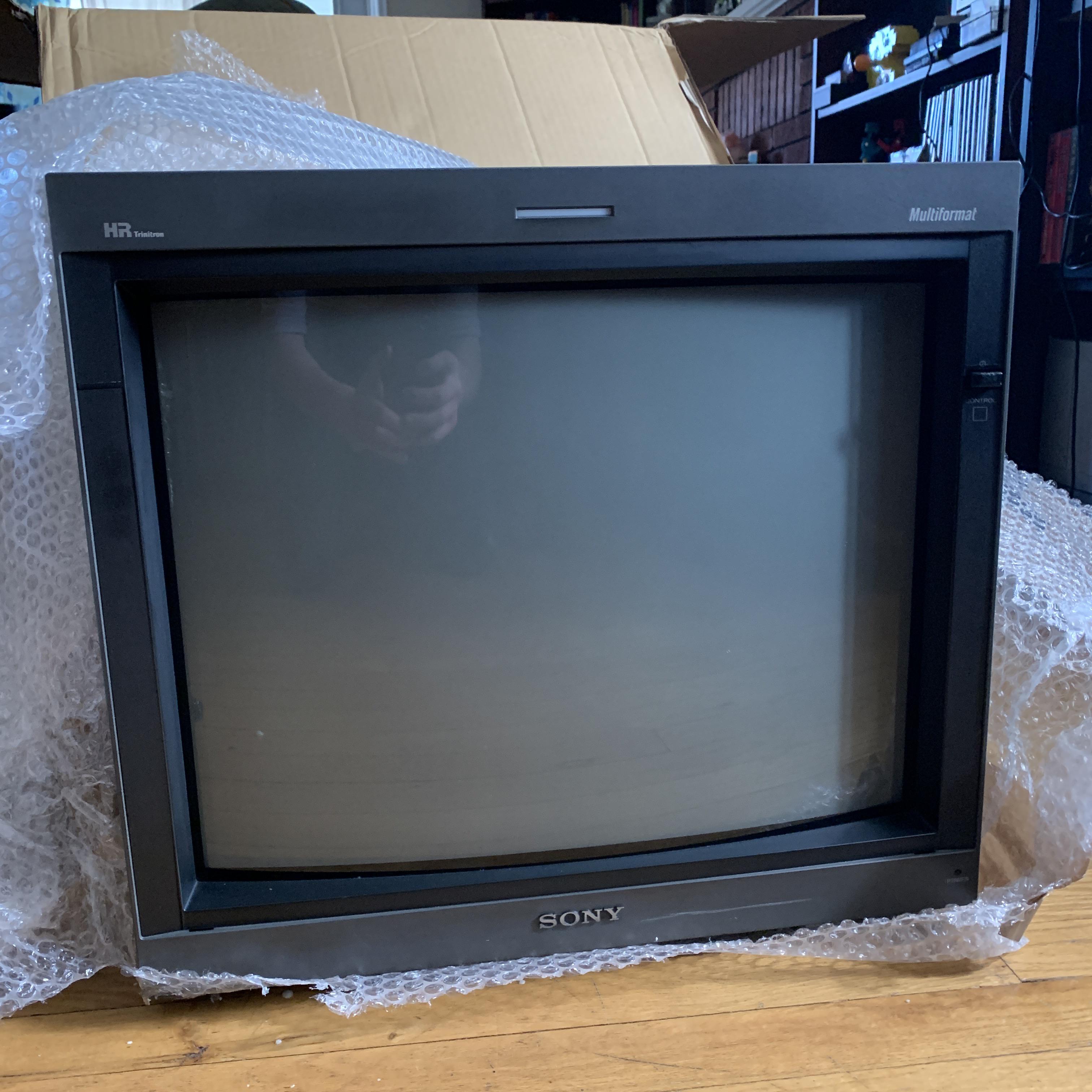PVM-D20L5J just arrived from Osaka, Japan. Original shipper is a