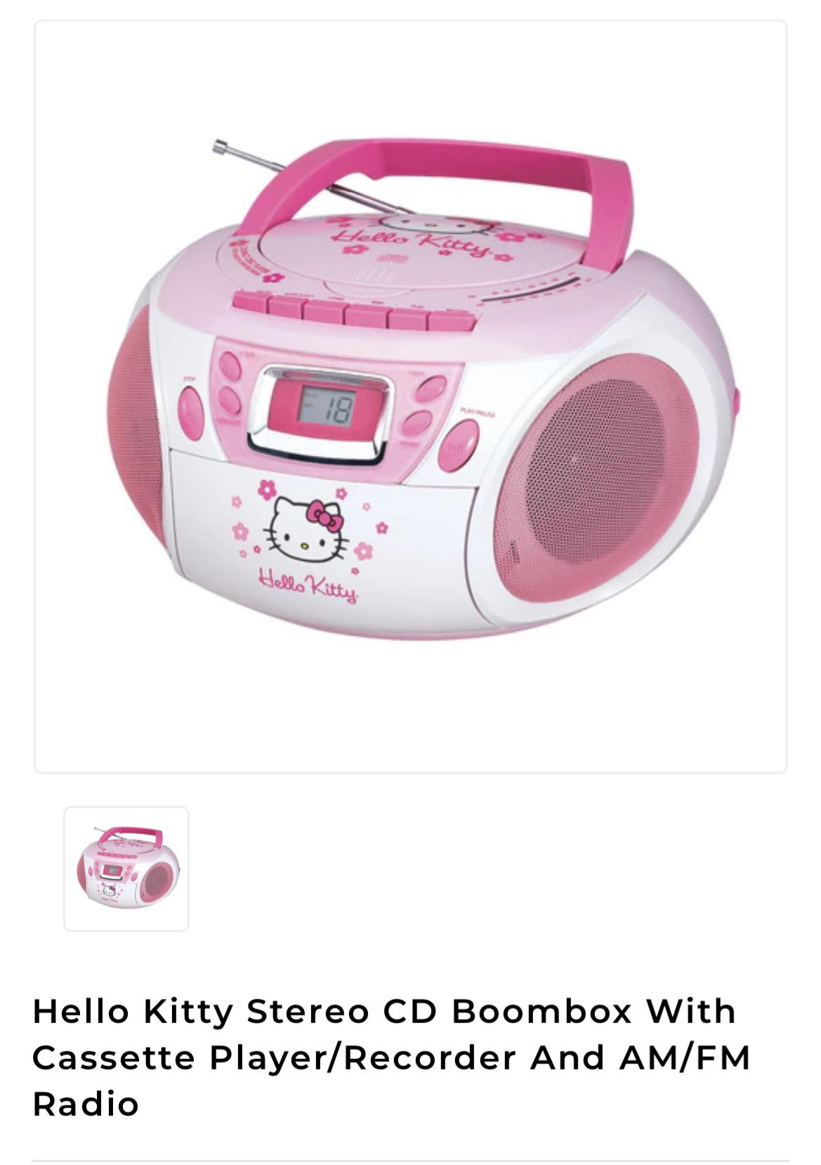 ハローキティ CD プレーヤー 探してます : r/HelloKitty