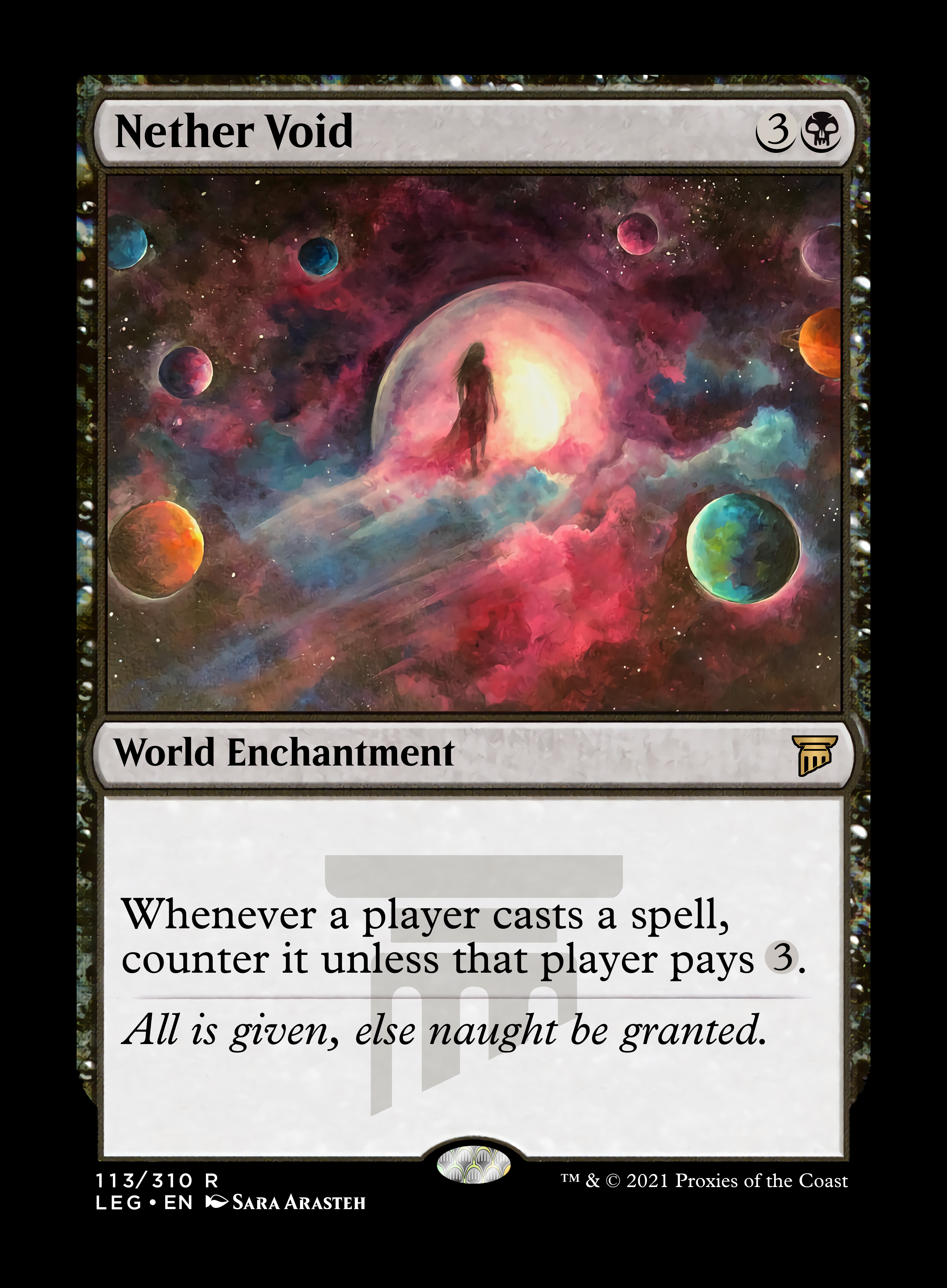 Modernizing Old Cards #9 - Nether Void - Originally from Legends