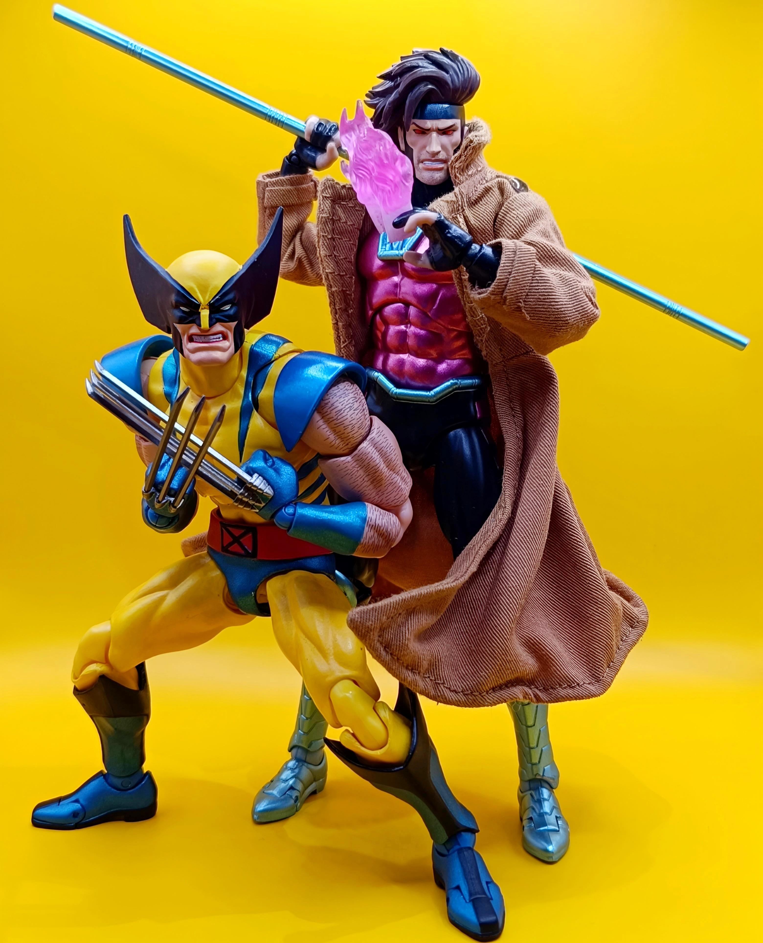 Gambit and Wolverine 💙💛 IG: xmen_action.figures : r/Mafex