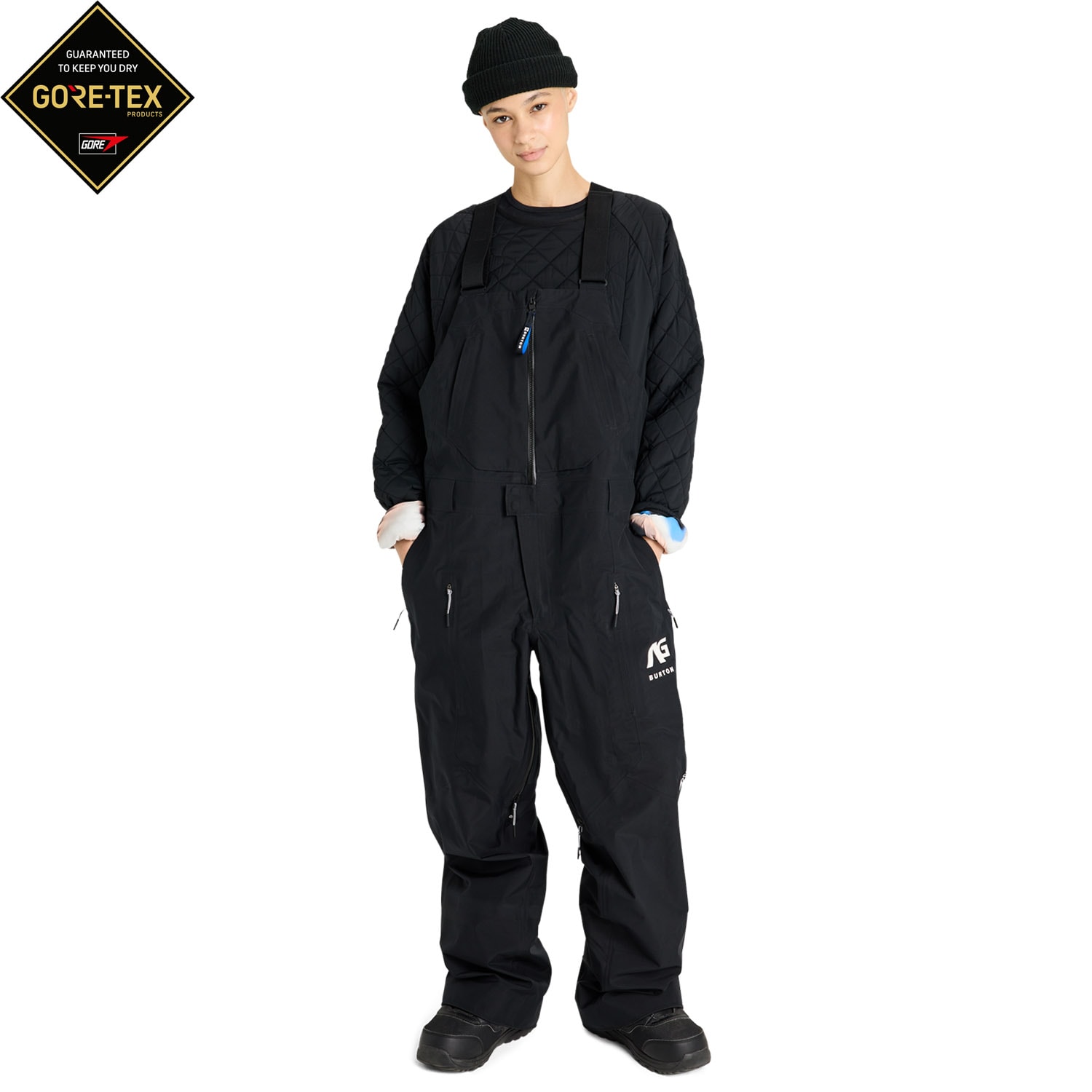 Snowboard Pants Burton AG Hardpack GORE-TEX 3L Bib true black