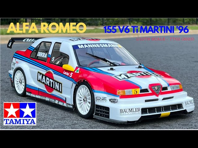 Tamiya RC Alfa Romeo 155 V6 Ti MARTINI TT02 タミヤ RC アルファ