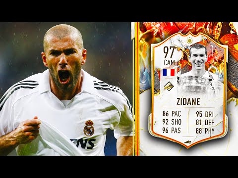 97 TROPHY TITANS ICON ZIDANE PLAYER REVIEW - FIFA 23 - YouTube
