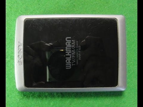 SONY 1997年 ラジオ付きウォークマン WM-FX5（紹介編） - YouTube