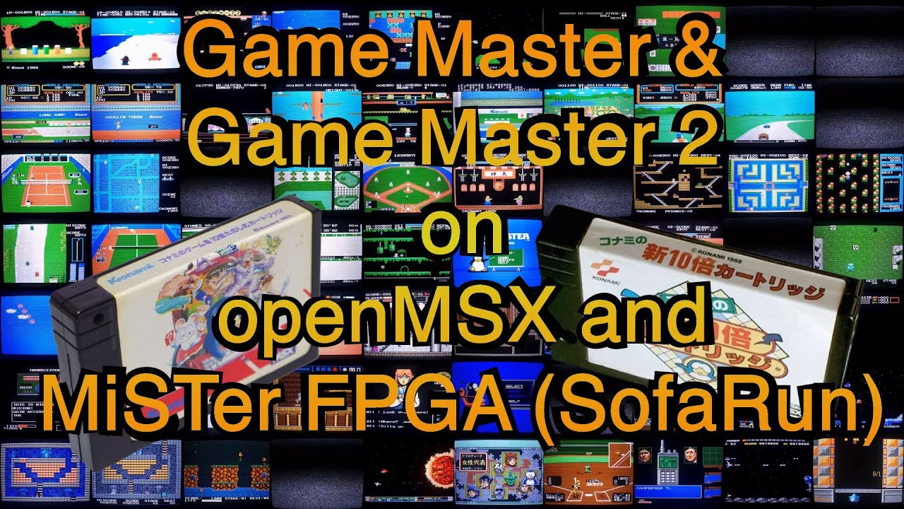 MSX Game Master & Game Master 2 on openMSX and MiSTer FPGA