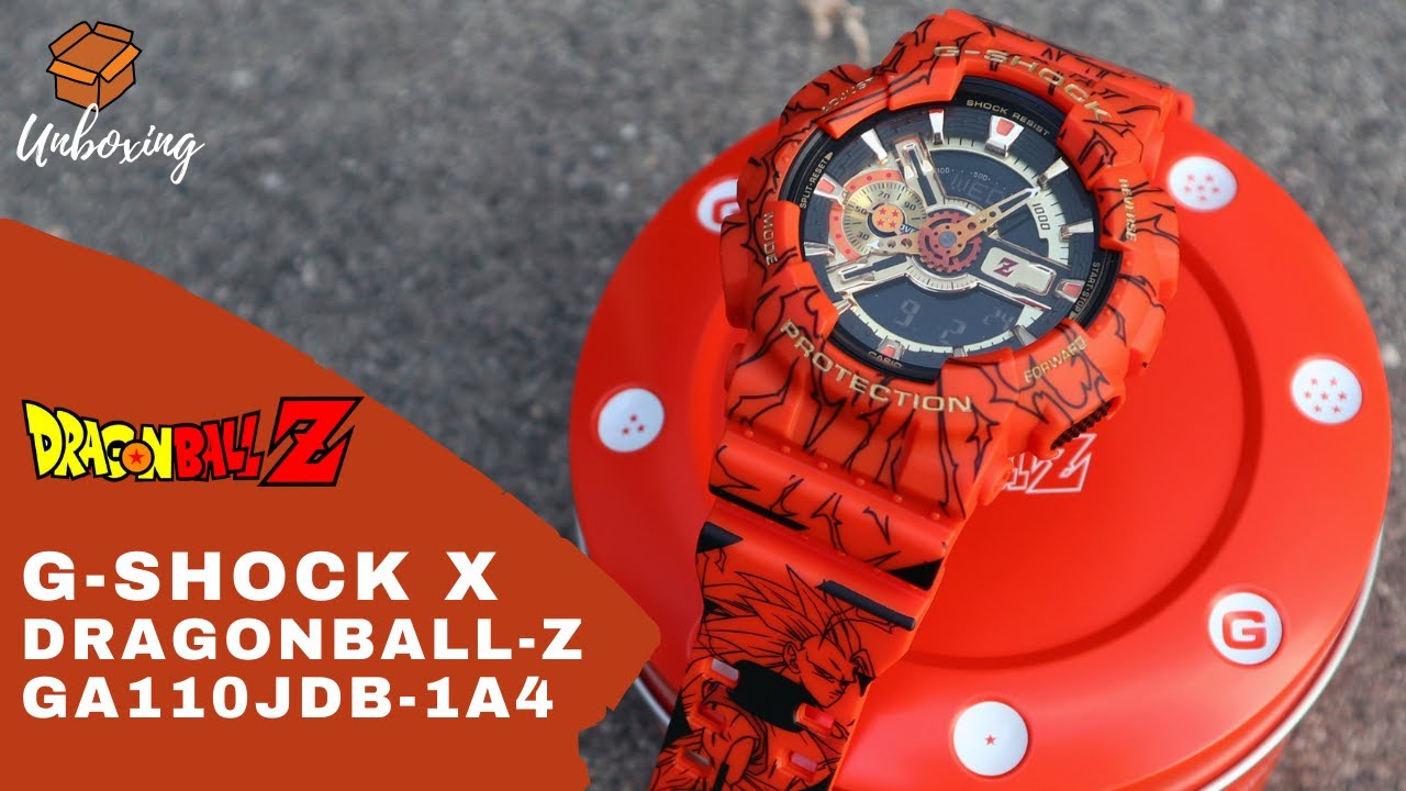 Unboxing G-Shock x Dragon Ball Z Limited Edition GA110JDB-1A4