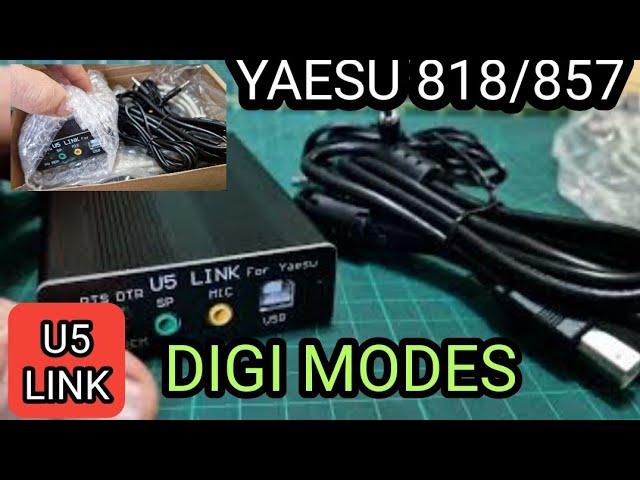 U5, LINK - YAESU FT818, 857 & MORE, UNBOX - YouTube