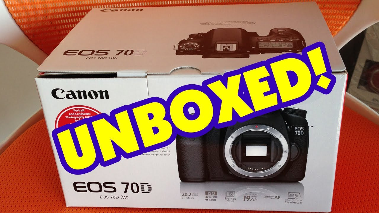 Canon EOS 70D & 18-135mm STM Lens Unboxing & First Look - YouTube